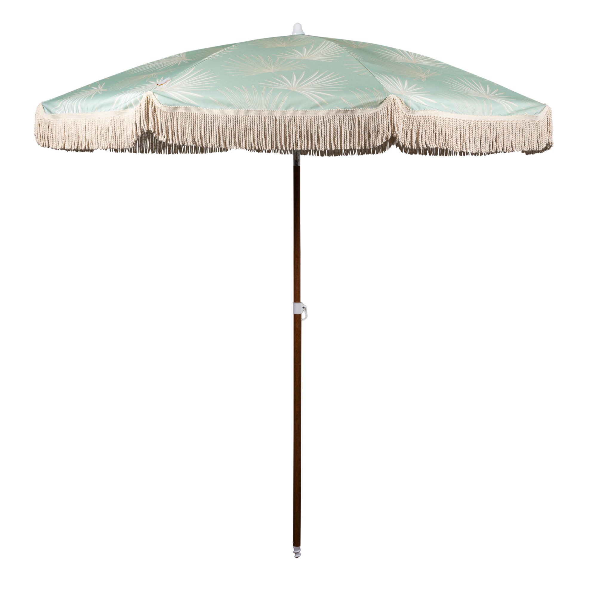 6.5' Round Beach State Summerland Portable Umbrella, Palm Beach