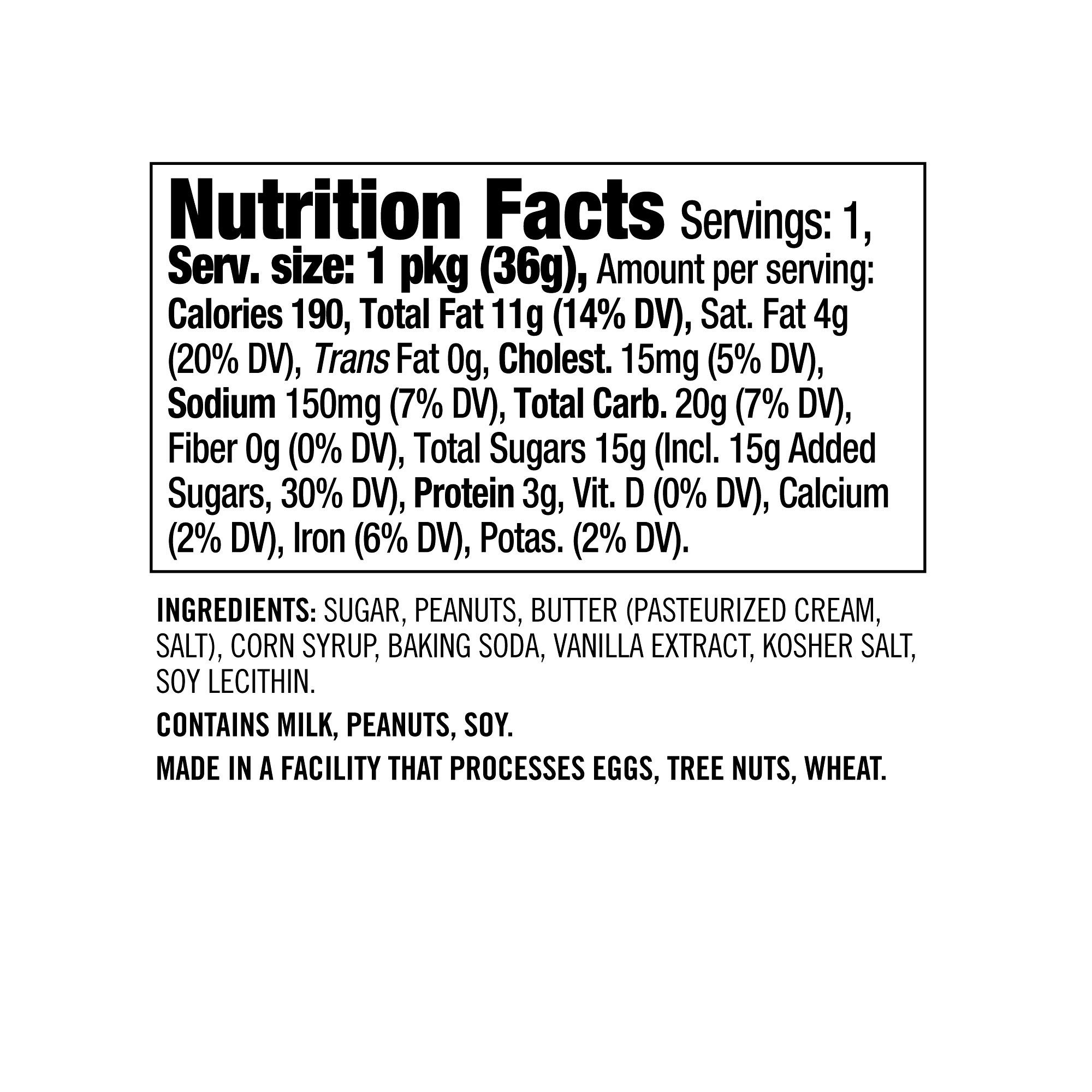 Williams Sonoma Peanut Brittle Bites, Set of 4