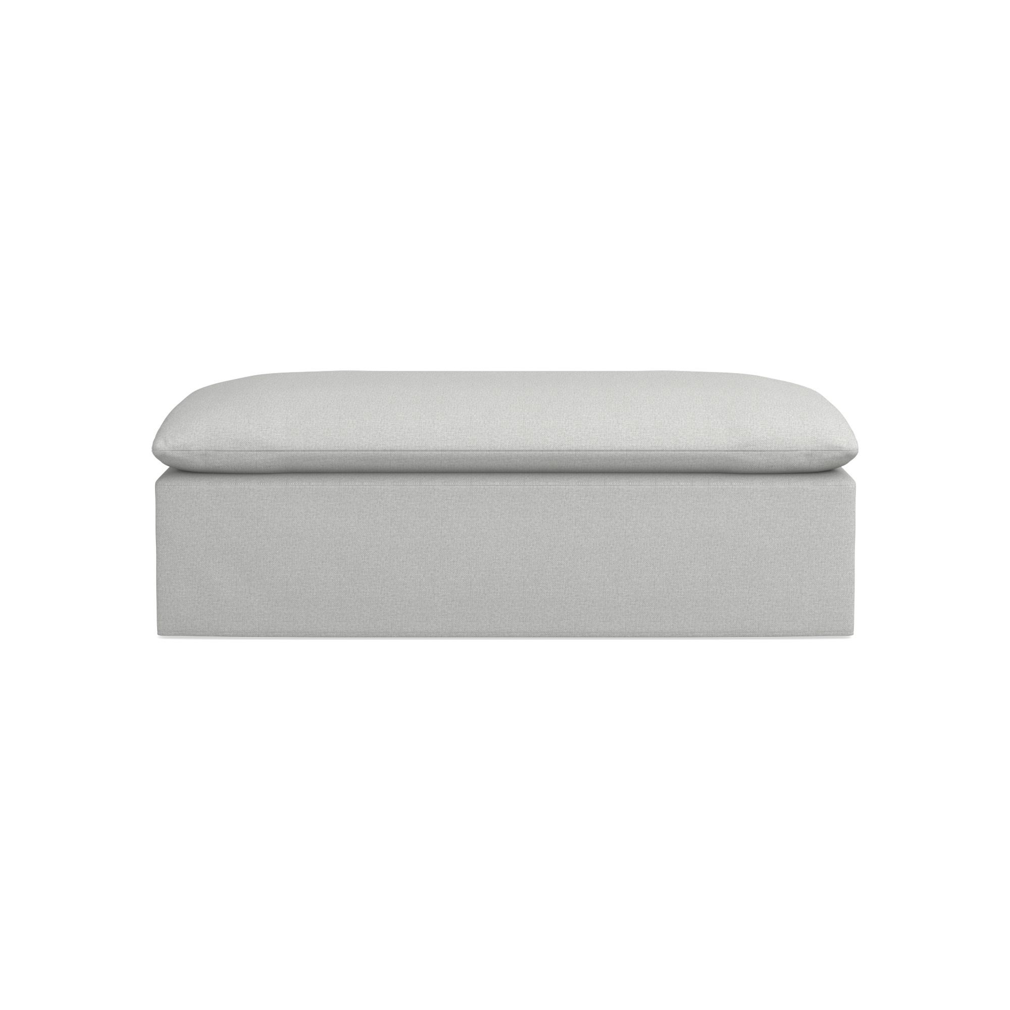 Laguna Slipcovered Coffee Table Ottoman (57