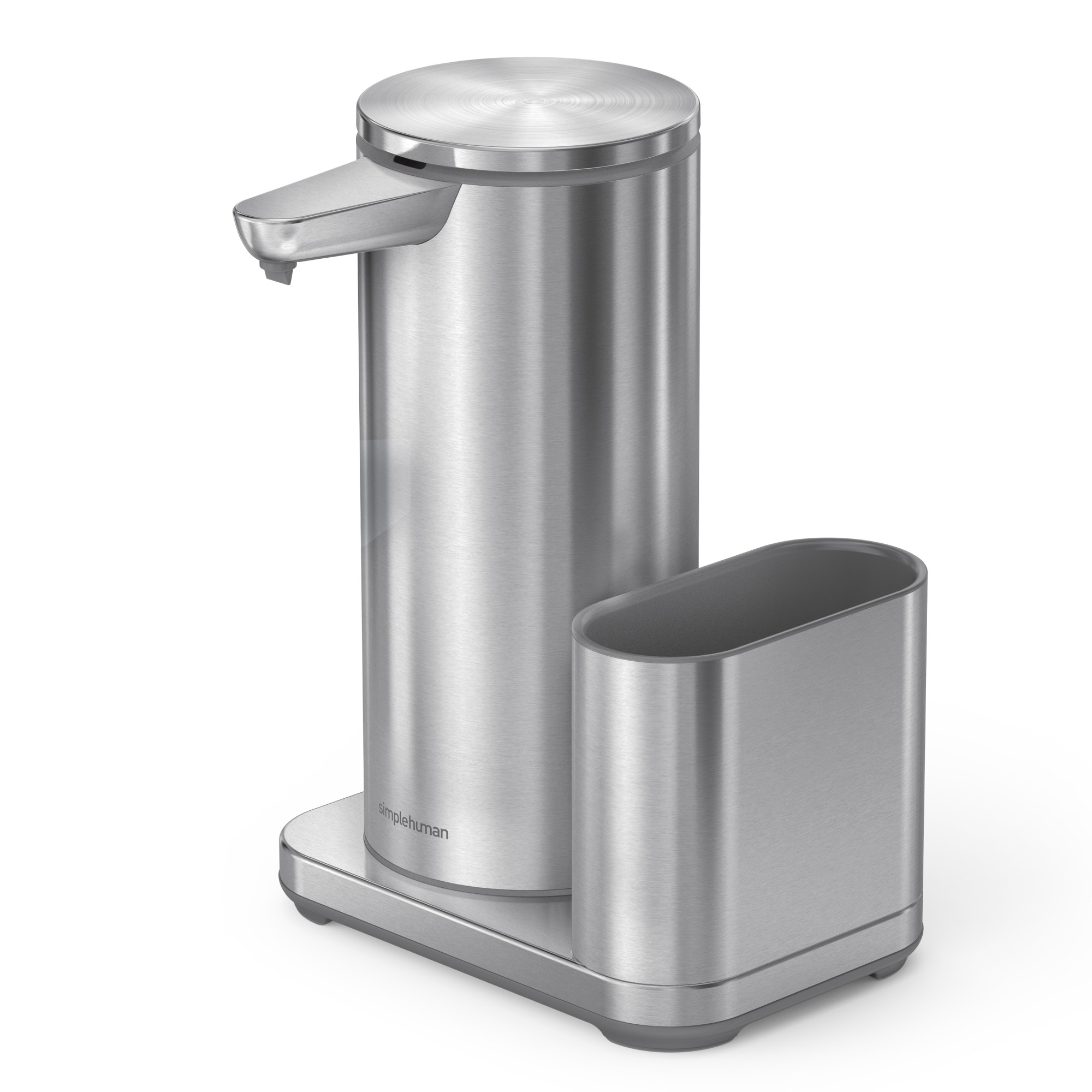 simplehuman™ Rechargeable Liquid Sensor Pump with Sponge Caddy, 14-Oz.