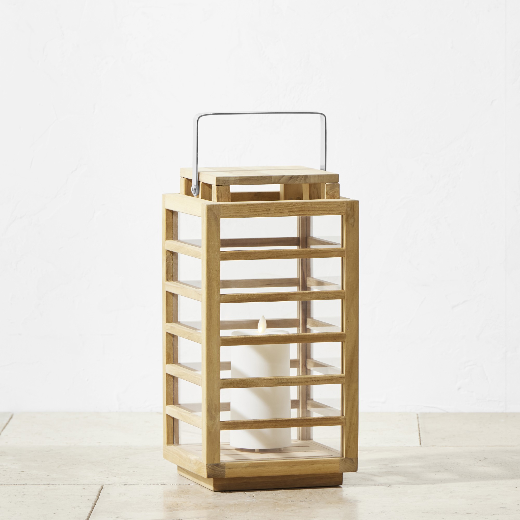 Ojai Teak Lantern