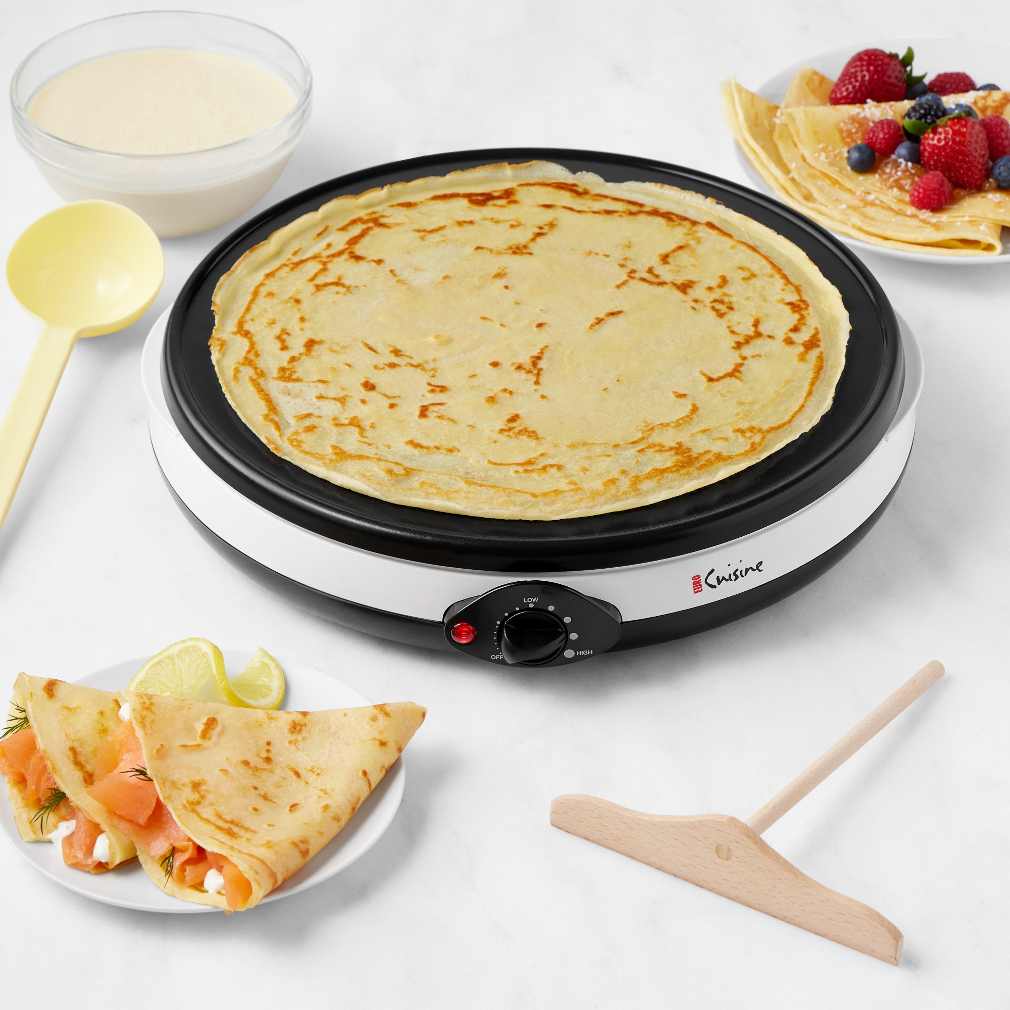 Euro Cuisine Crepe Maker & Multi-Purpose Grill