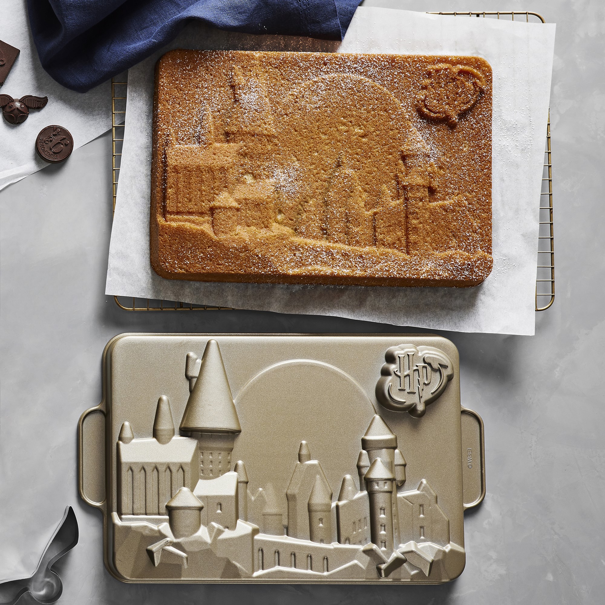 HARRY POTTER™ Hogwarts Cast Aluminum Nonstick Cake Pan, 13