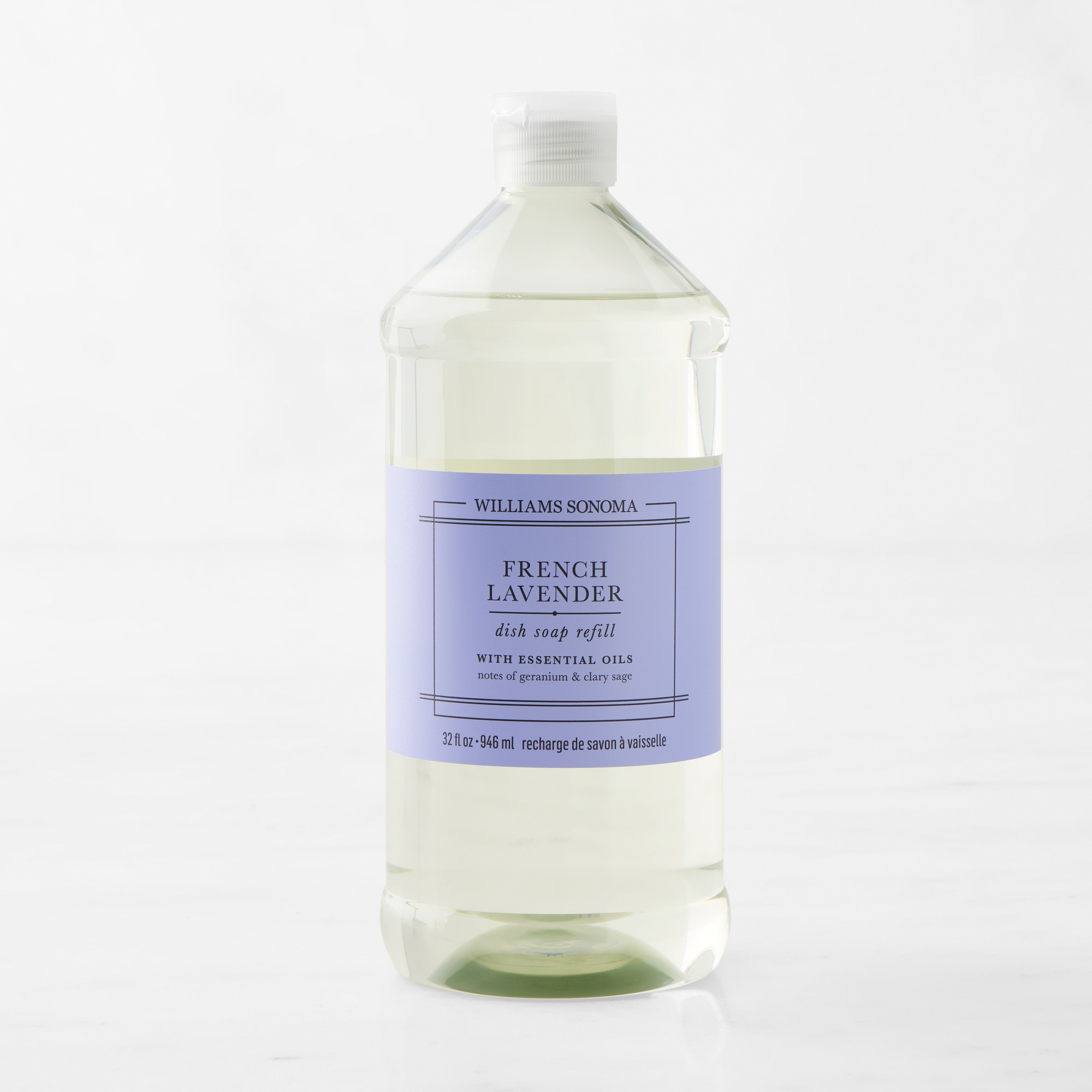 Williams Sonoma French Lavender Dish Soap Refill, 32oz.