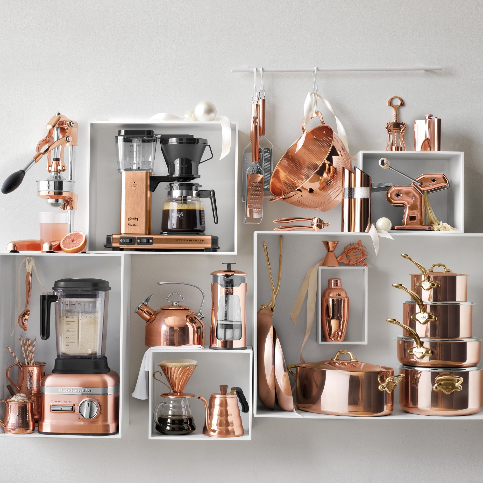 Chantal Copper Whistling Tea Kettle