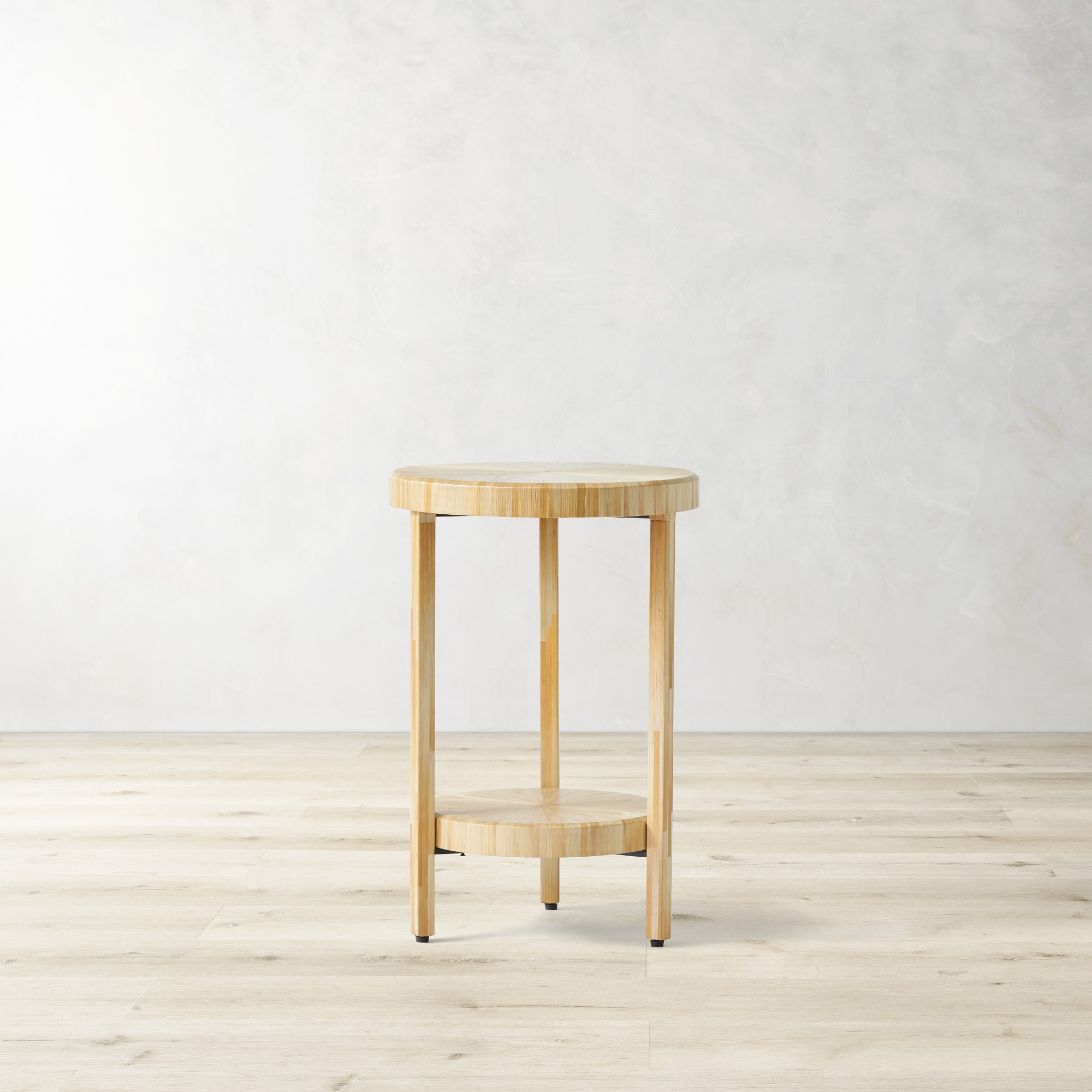 Straw Marquetry Nesting Tables (16