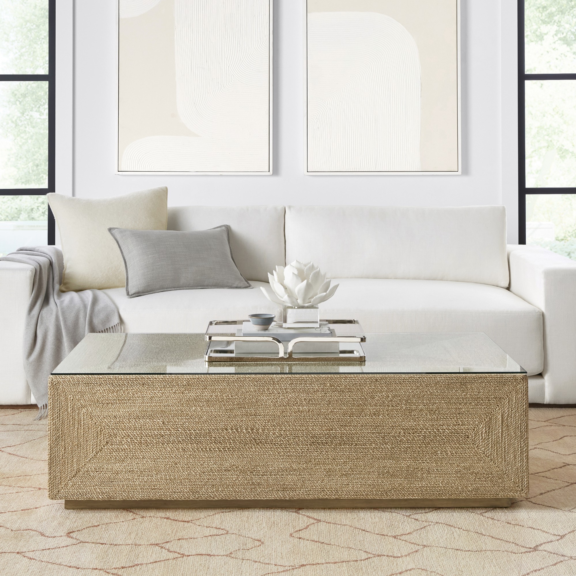 Point Reyes Rectangular Coffee Table (56