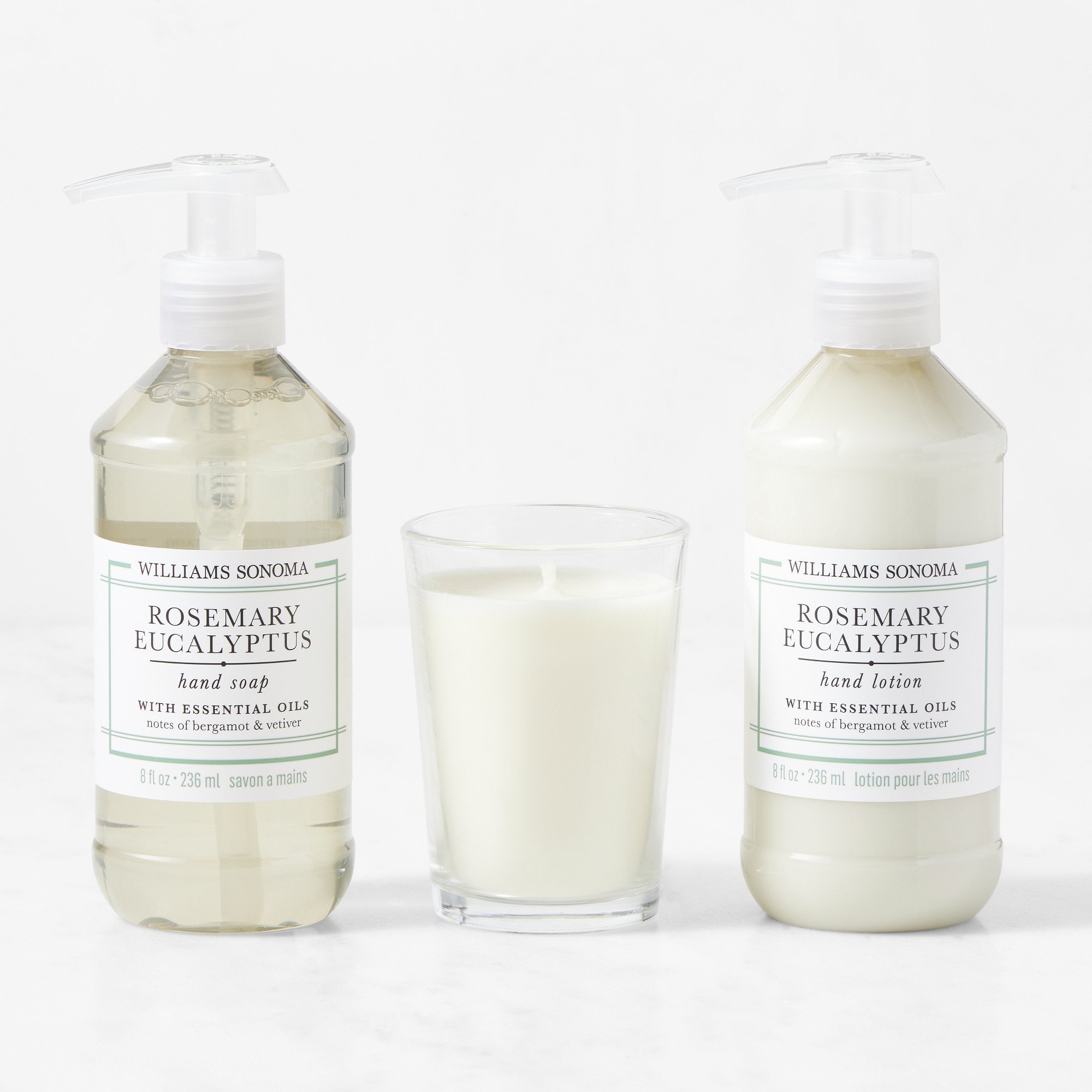 Williams Sonoma Rosemary Eucalyptus Guest Set
