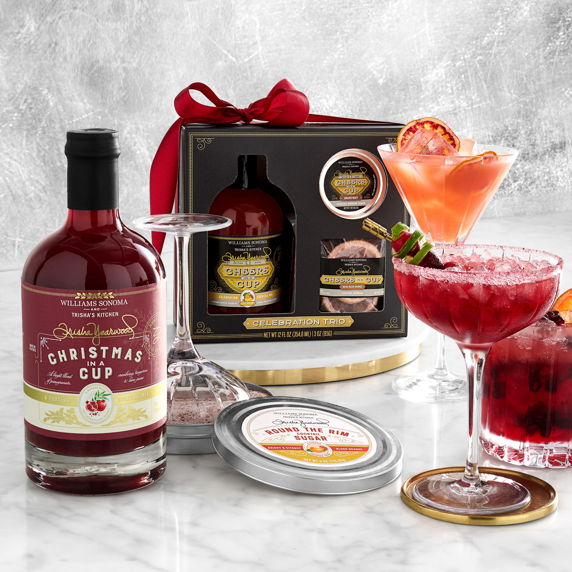 Trisha Yearwood x Williams Sonoma Round the Rim Cocktail Sugar