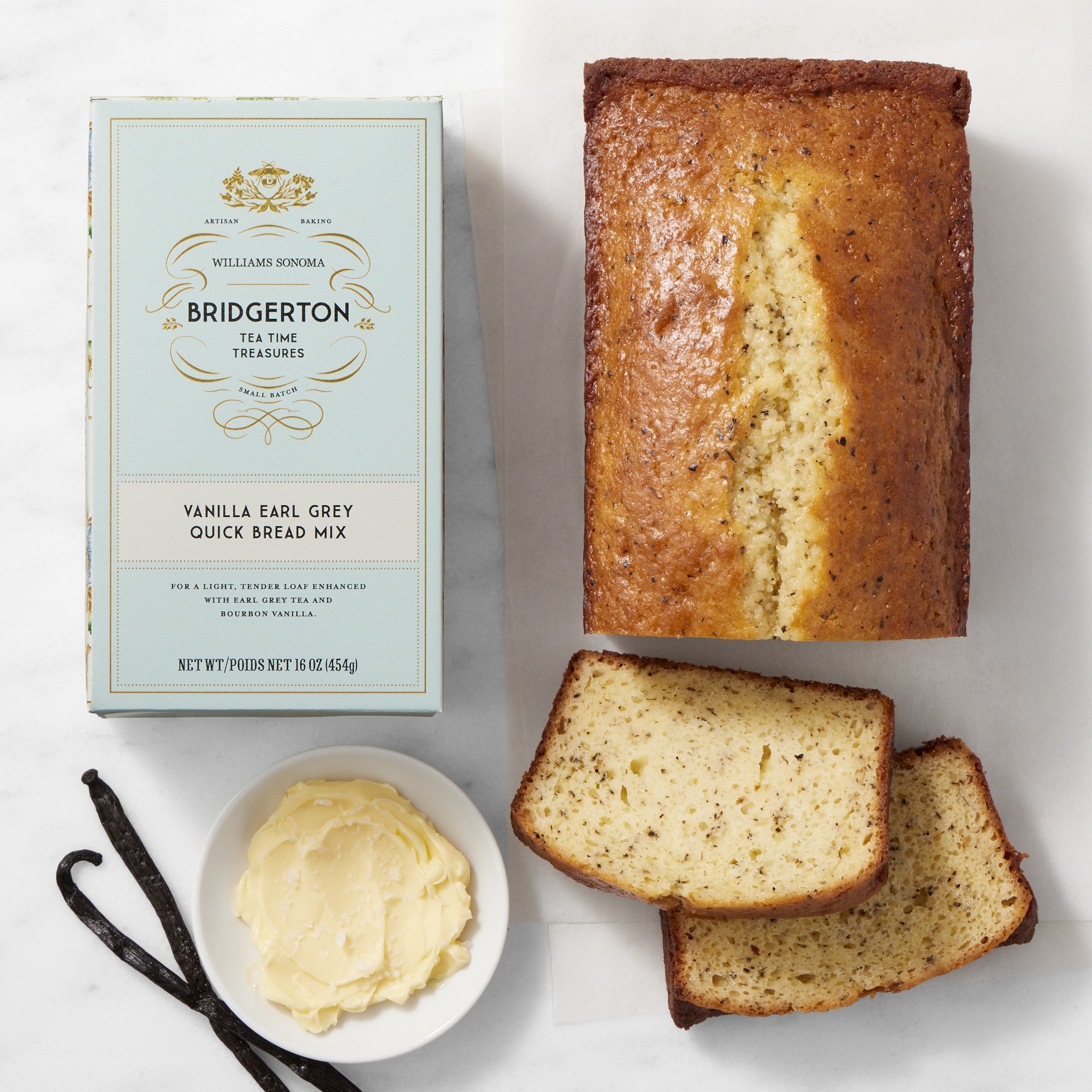 Bridgerton x Williams Sonoma Quick Bread Mix, Vanilla Earl Grey