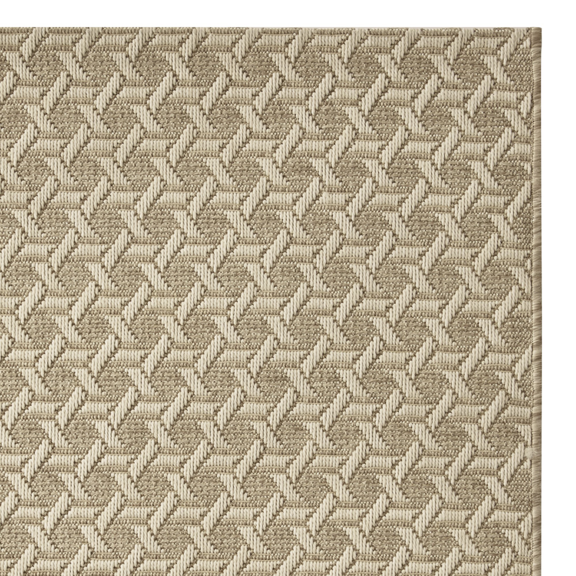 Faux Natural Textural Cane Indoor/Outdoor Rug