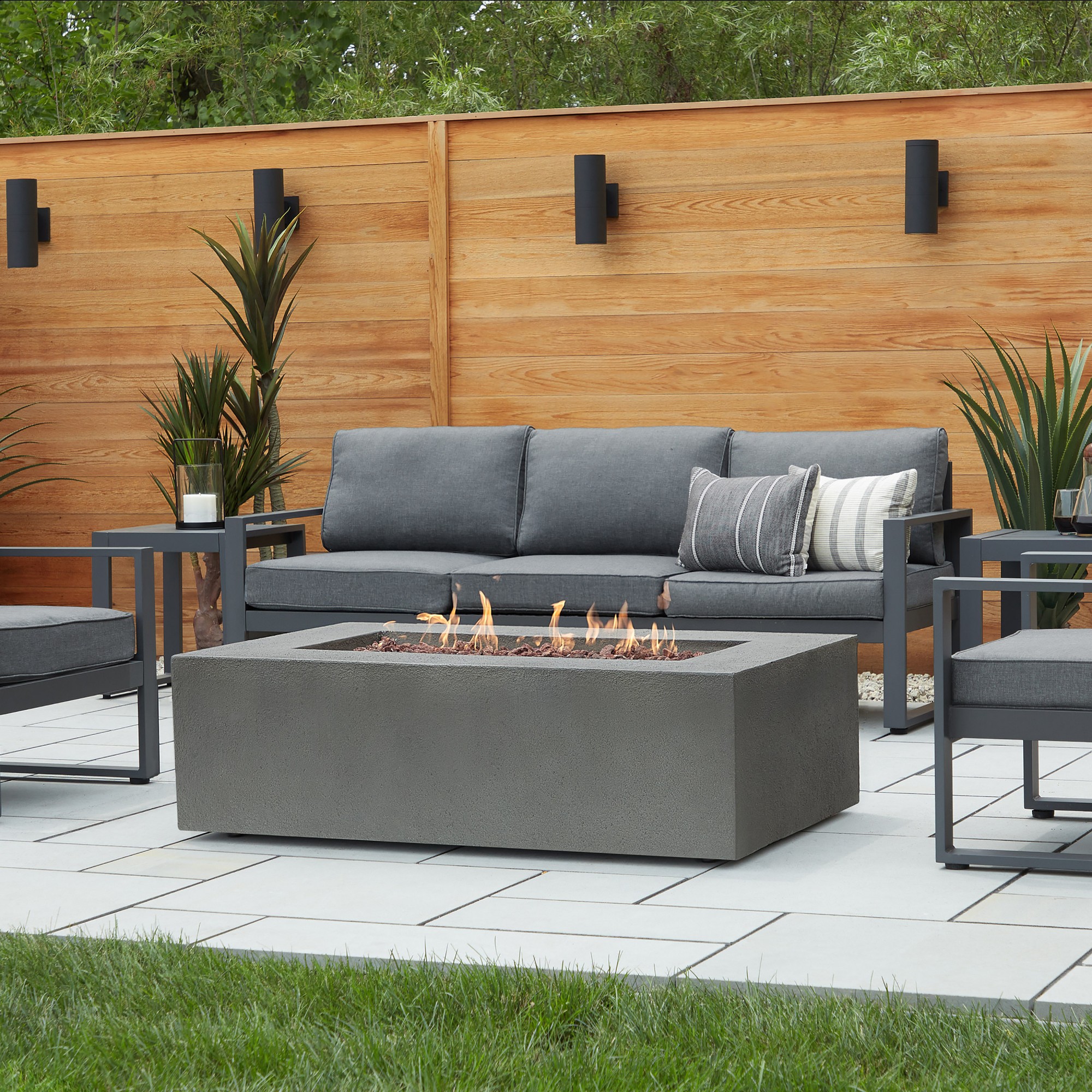 Whistler Rectangular Fire Table (33