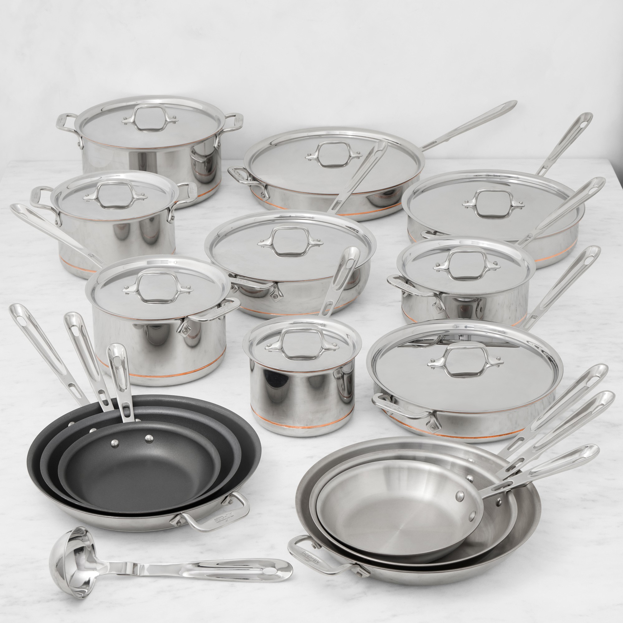 All-Clad Copper Core 25-Piece Cookware Set