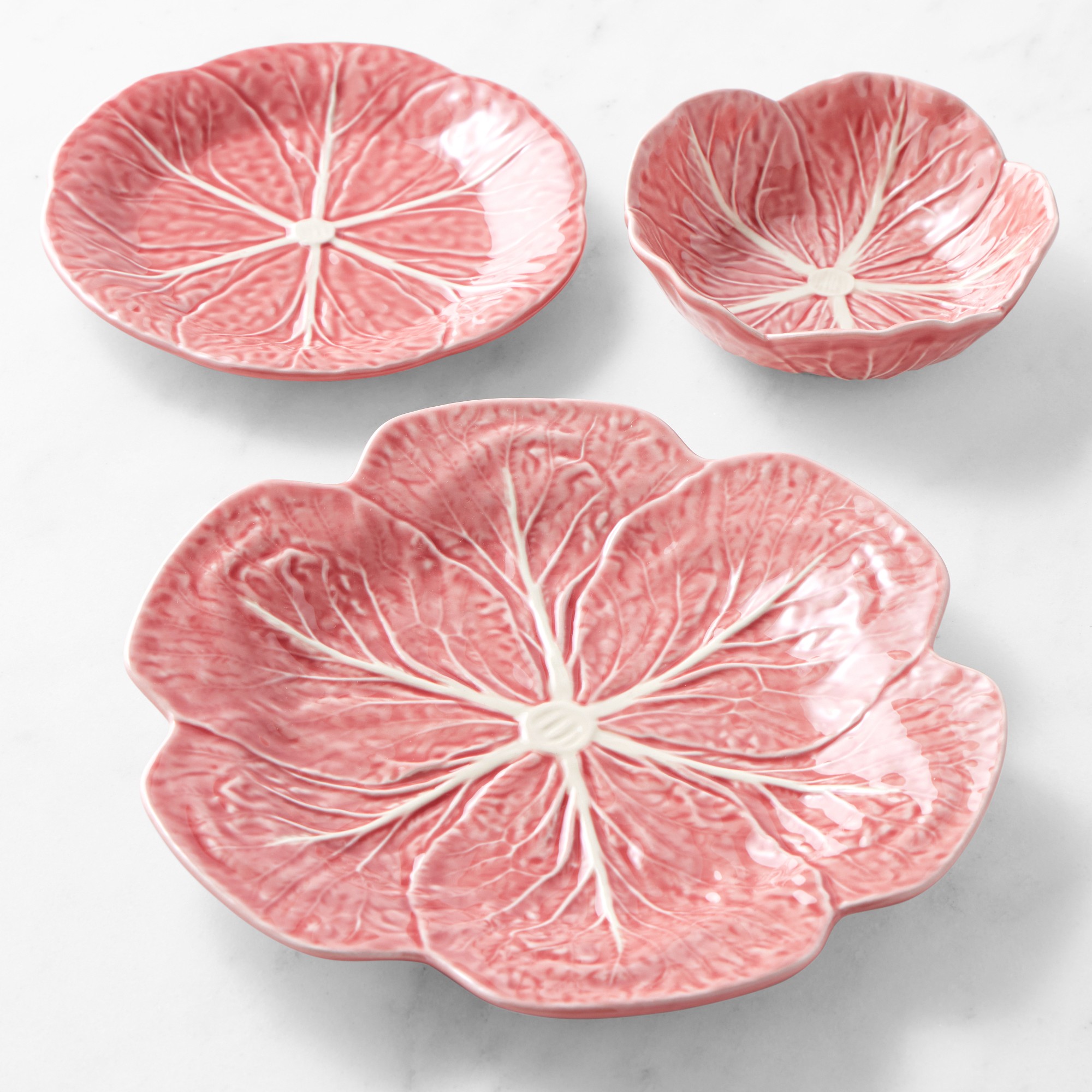 Bordallo Pinheiro Cabbage 12-Piece Dinnerware Set