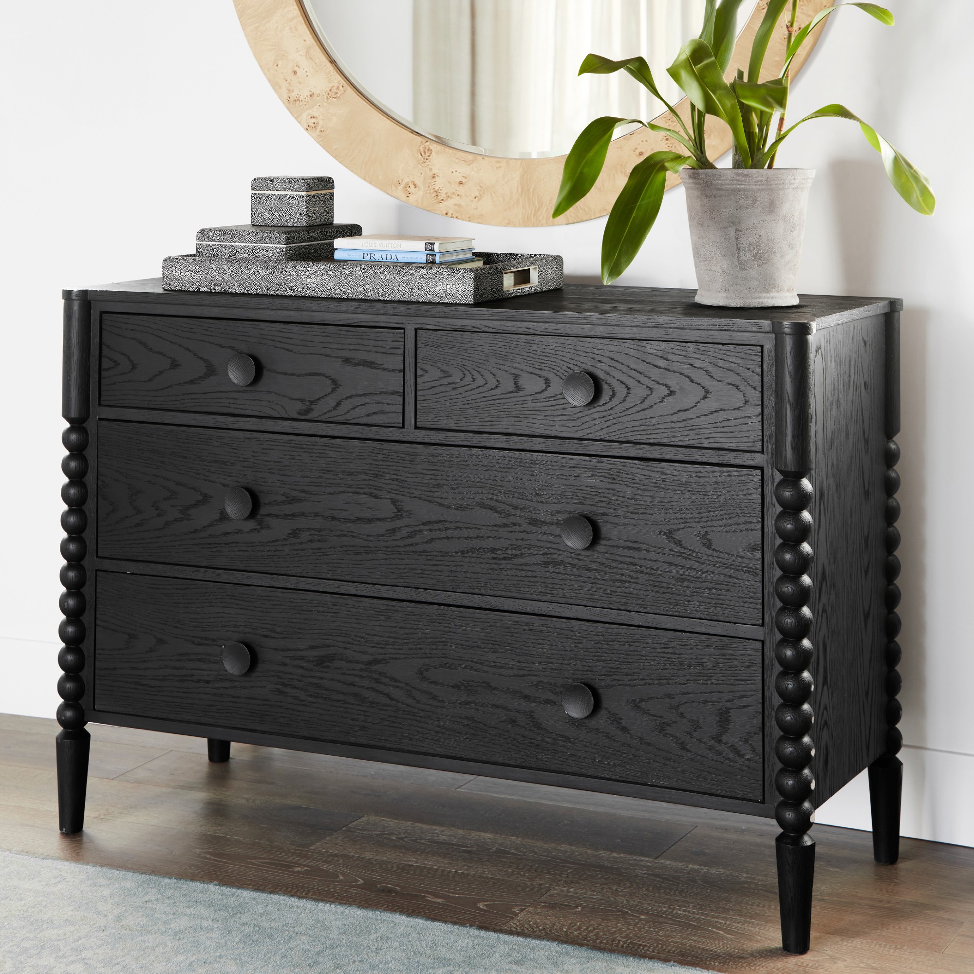Spindle 4-Drawer Dresser (50