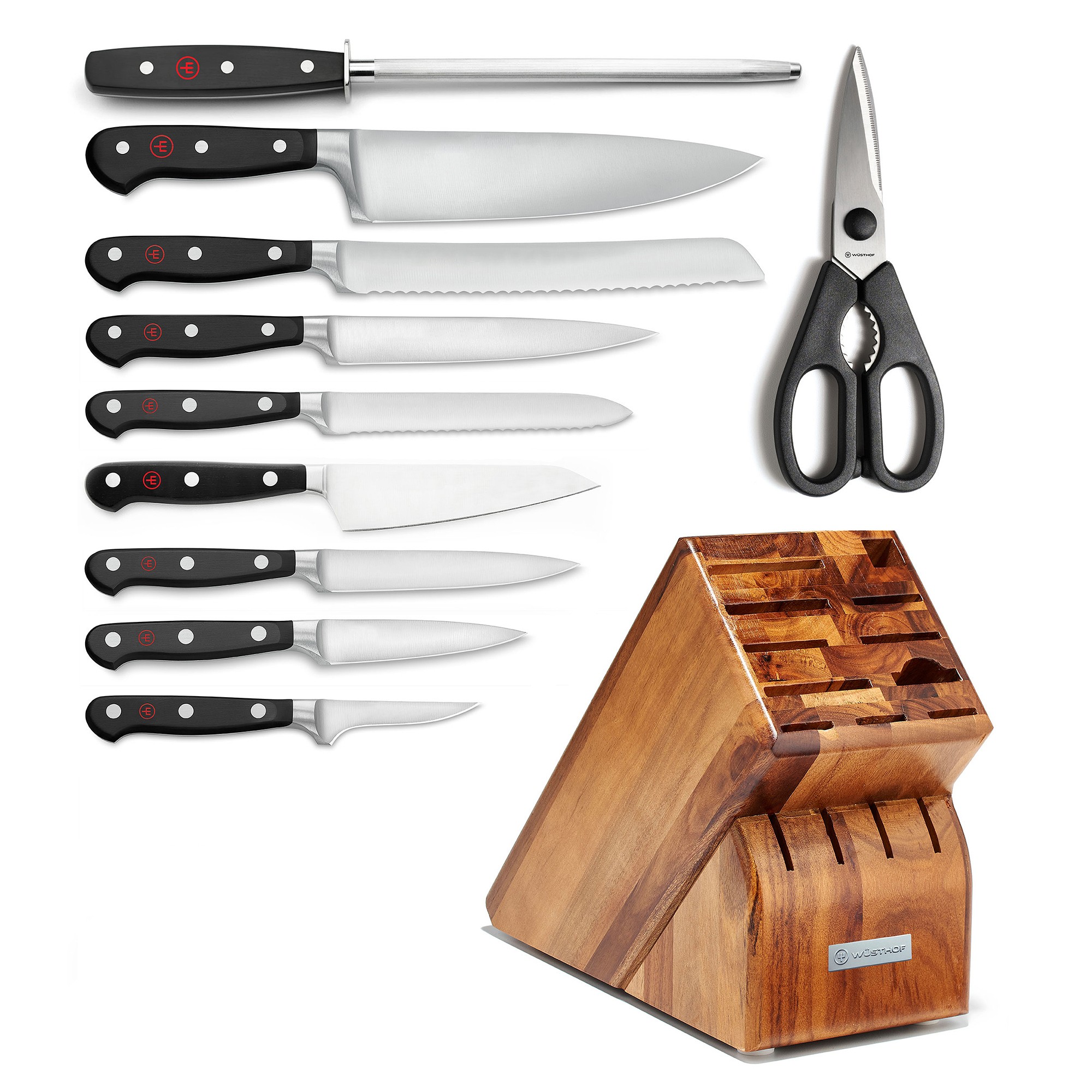 Wüsthof Classic Ultimate Knife Block, Set of 11