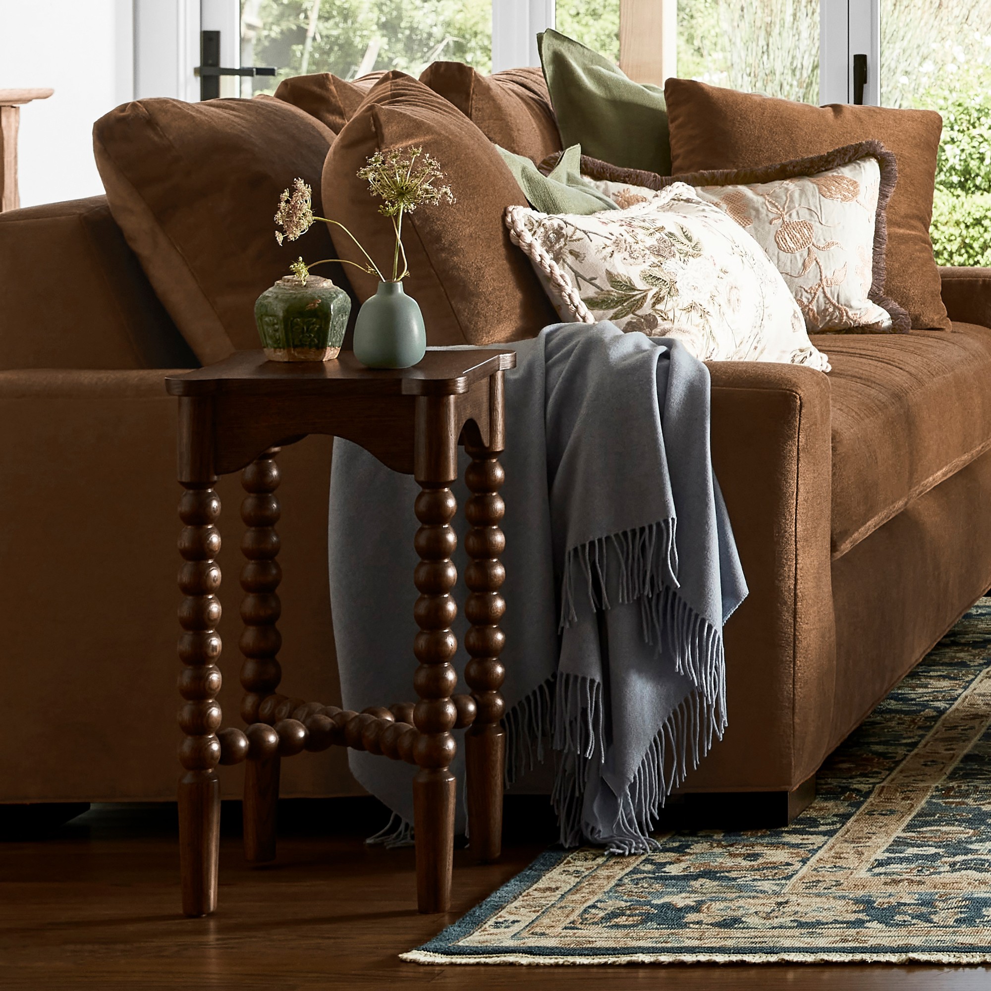 Spindle Accent Table (13