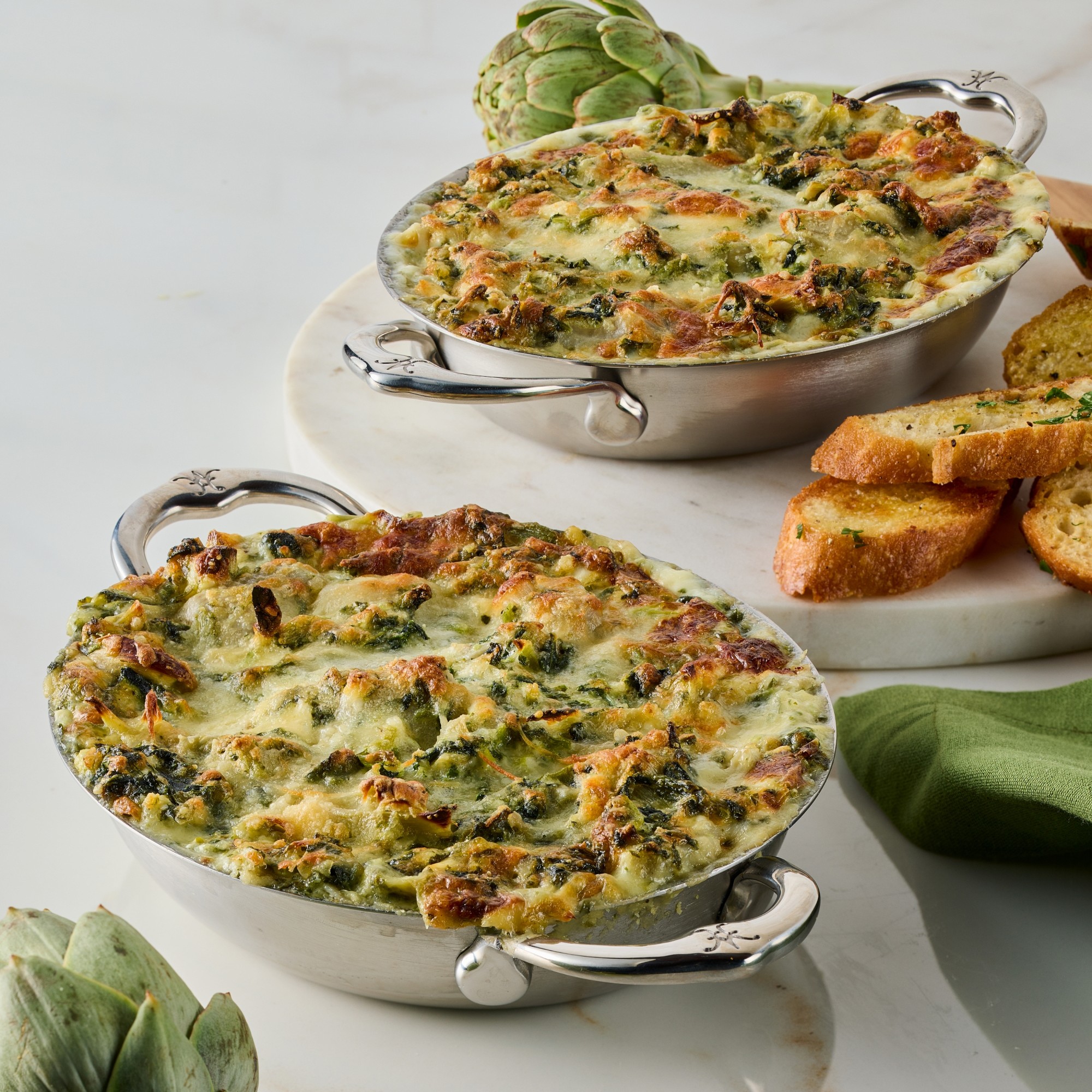 Hestan Provisions Stainless-Steel Mini Oval Gratins Set of Two