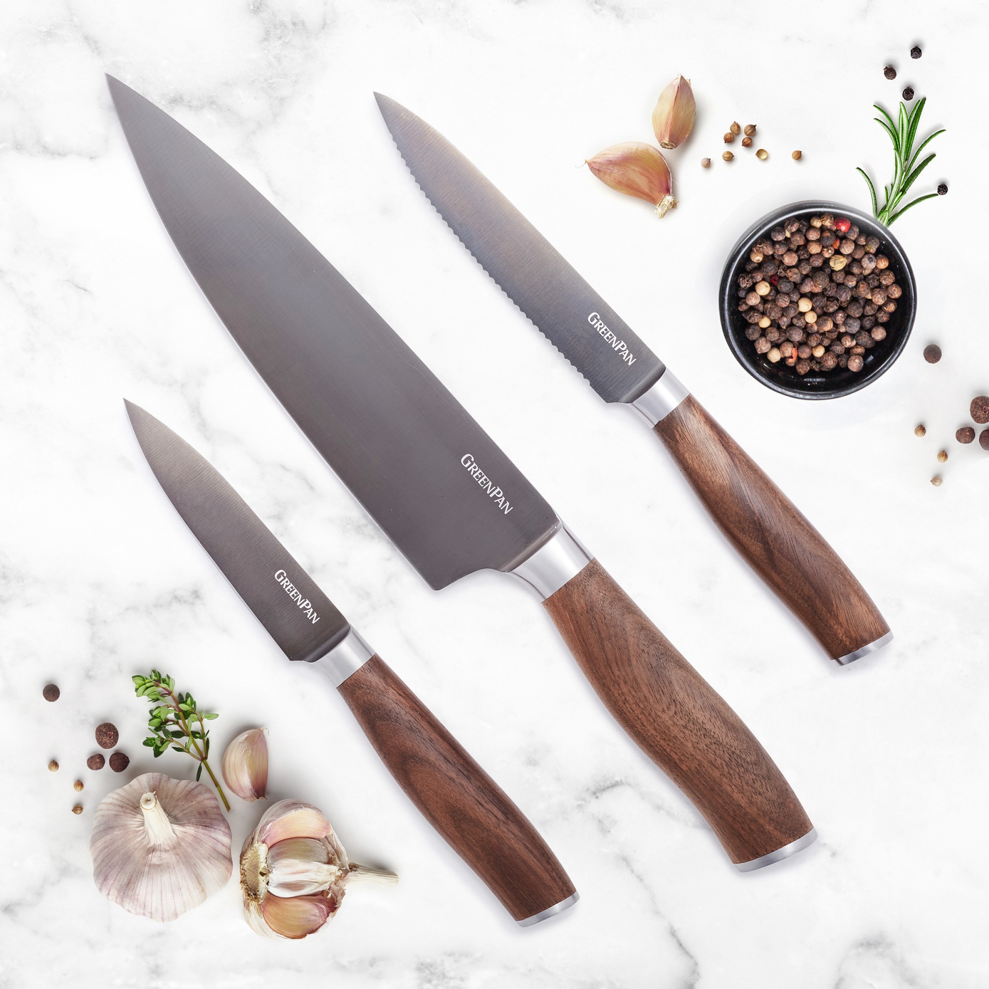 GreenPan™ Premiere Starter Knives, Set of 3