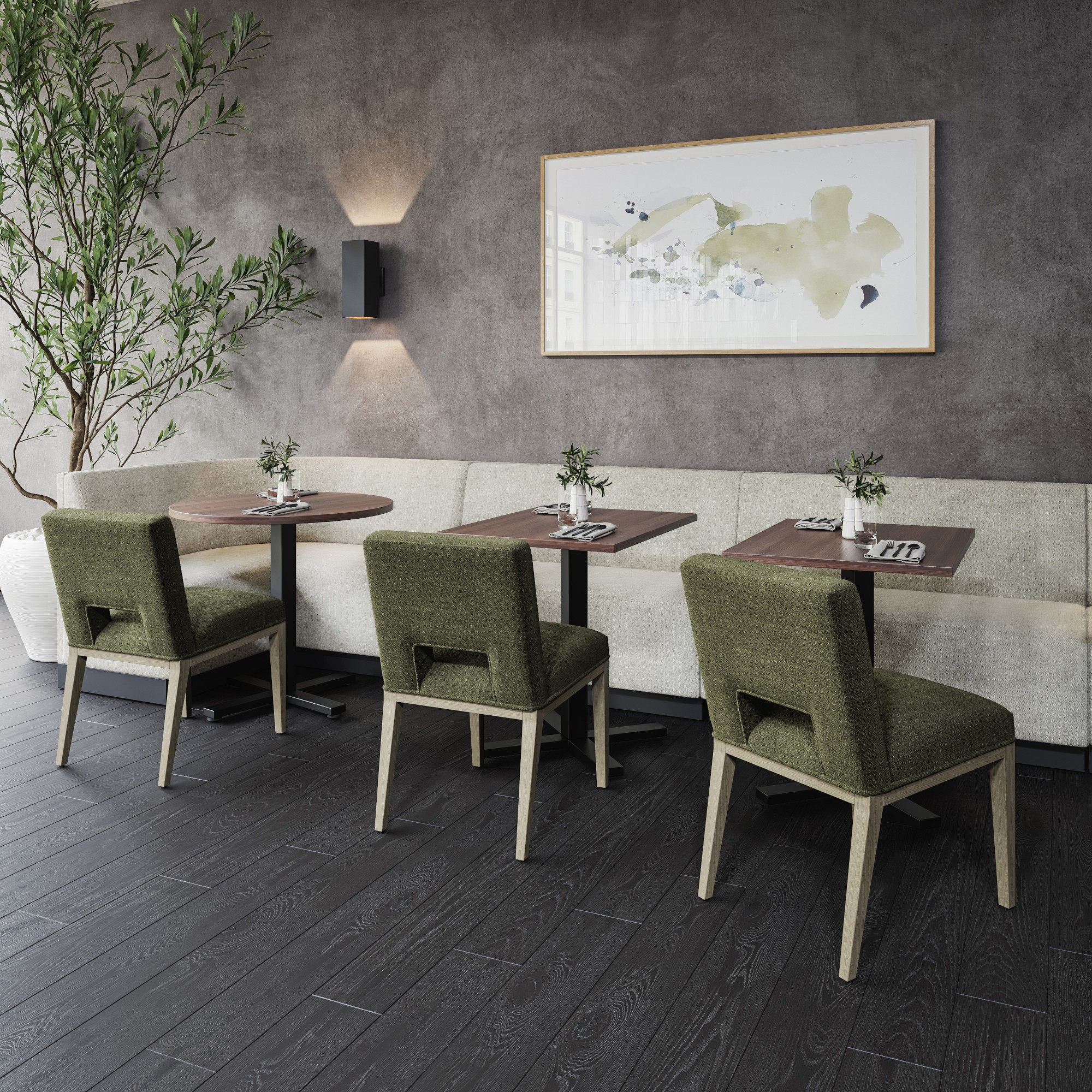 Mercer Bistro Dining Table (24