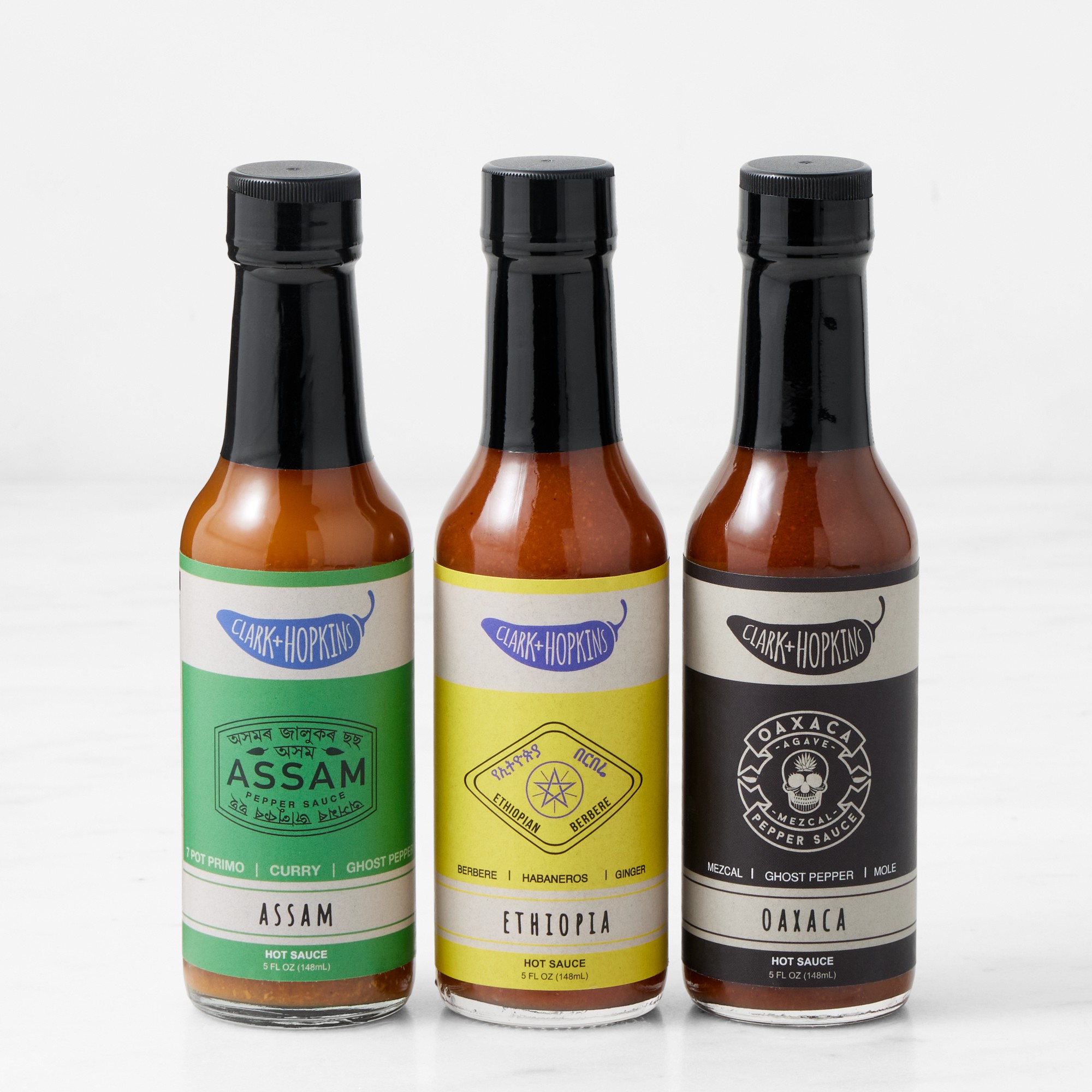 Clark & Hopkins Hot Sauce Global Flavors Gift Set
