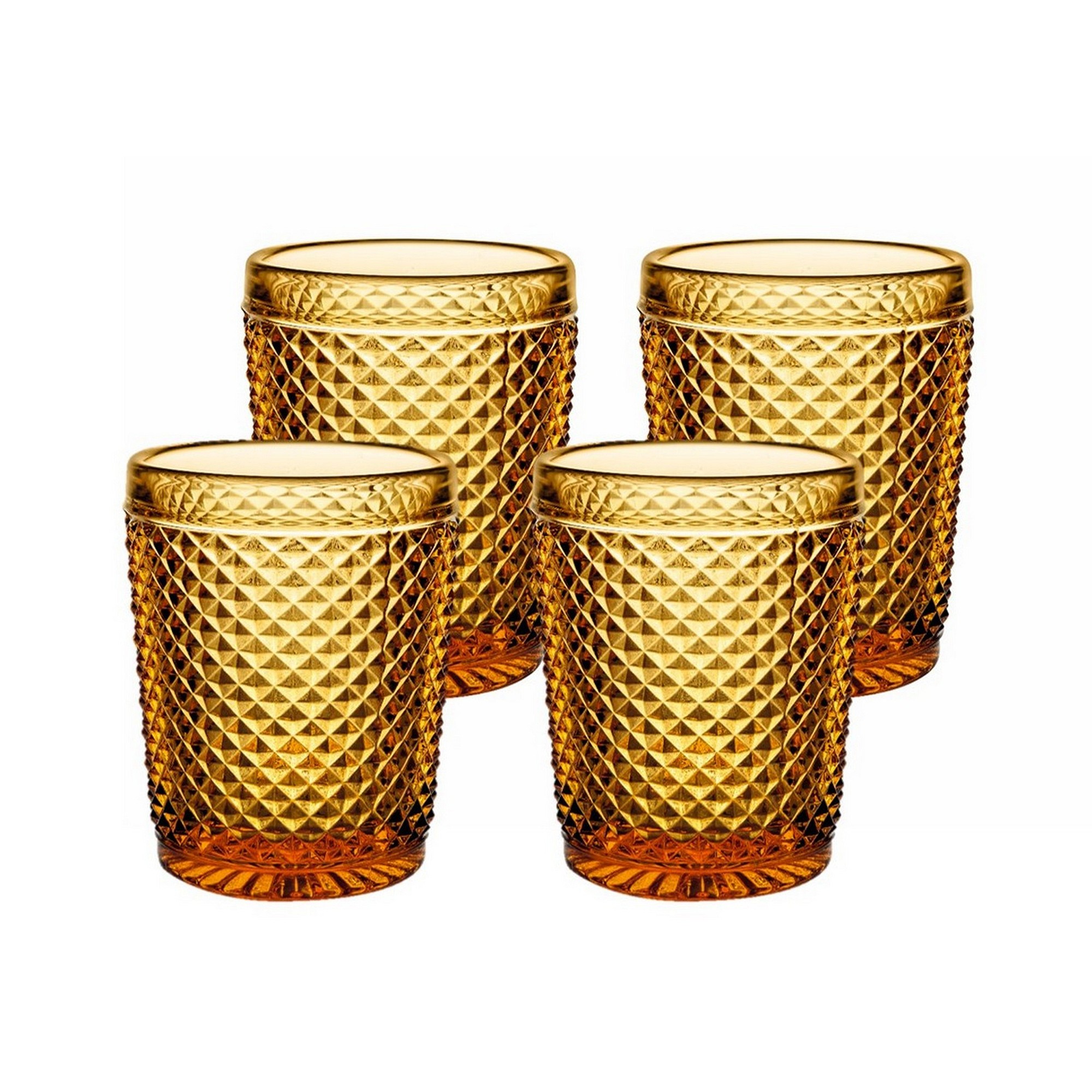 Vista Alegre Bicos Old Fashioned Glasses, Set of 4
