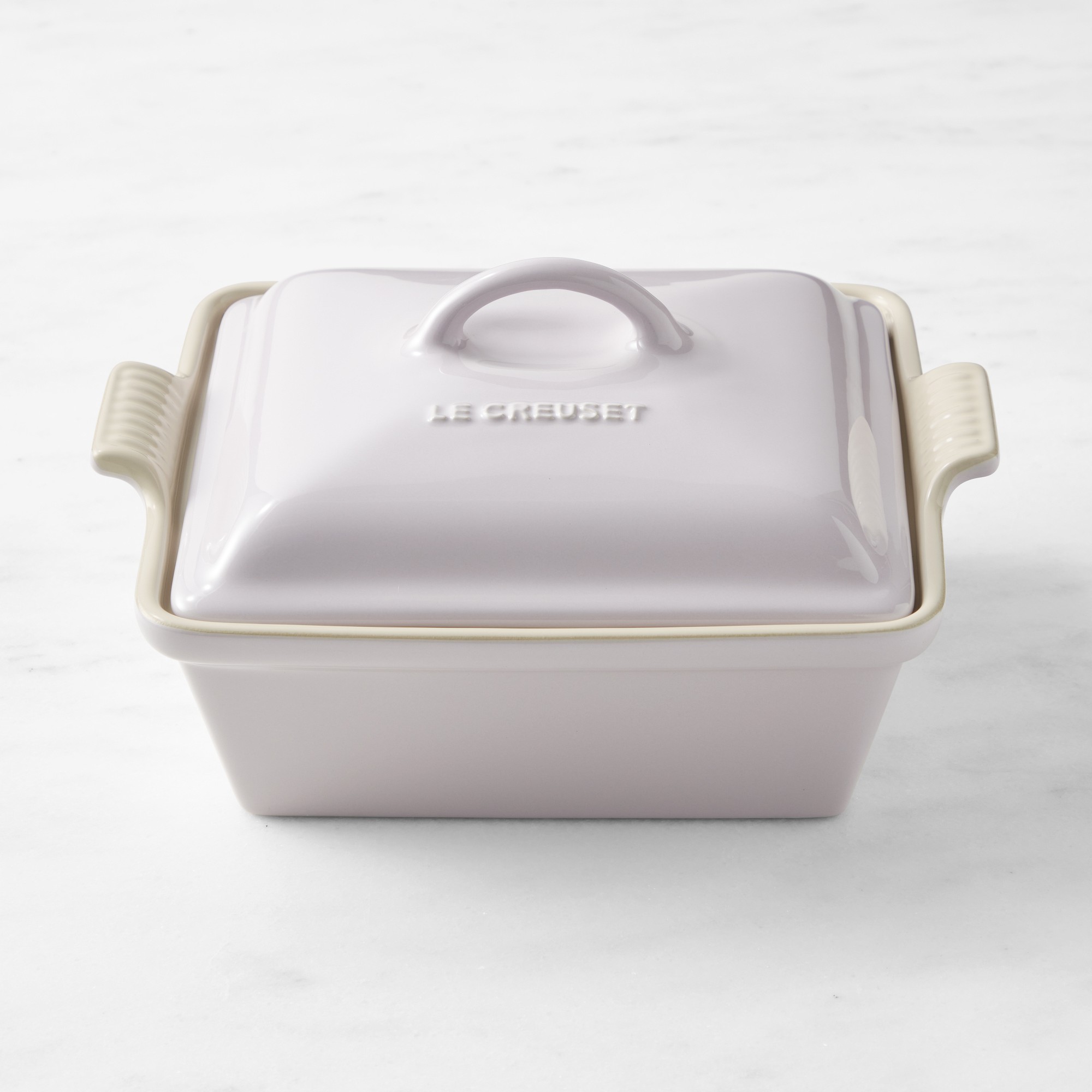 Le Creuset Stoneware Heritage Covered Square Baker, 2 1/2-Qt.
