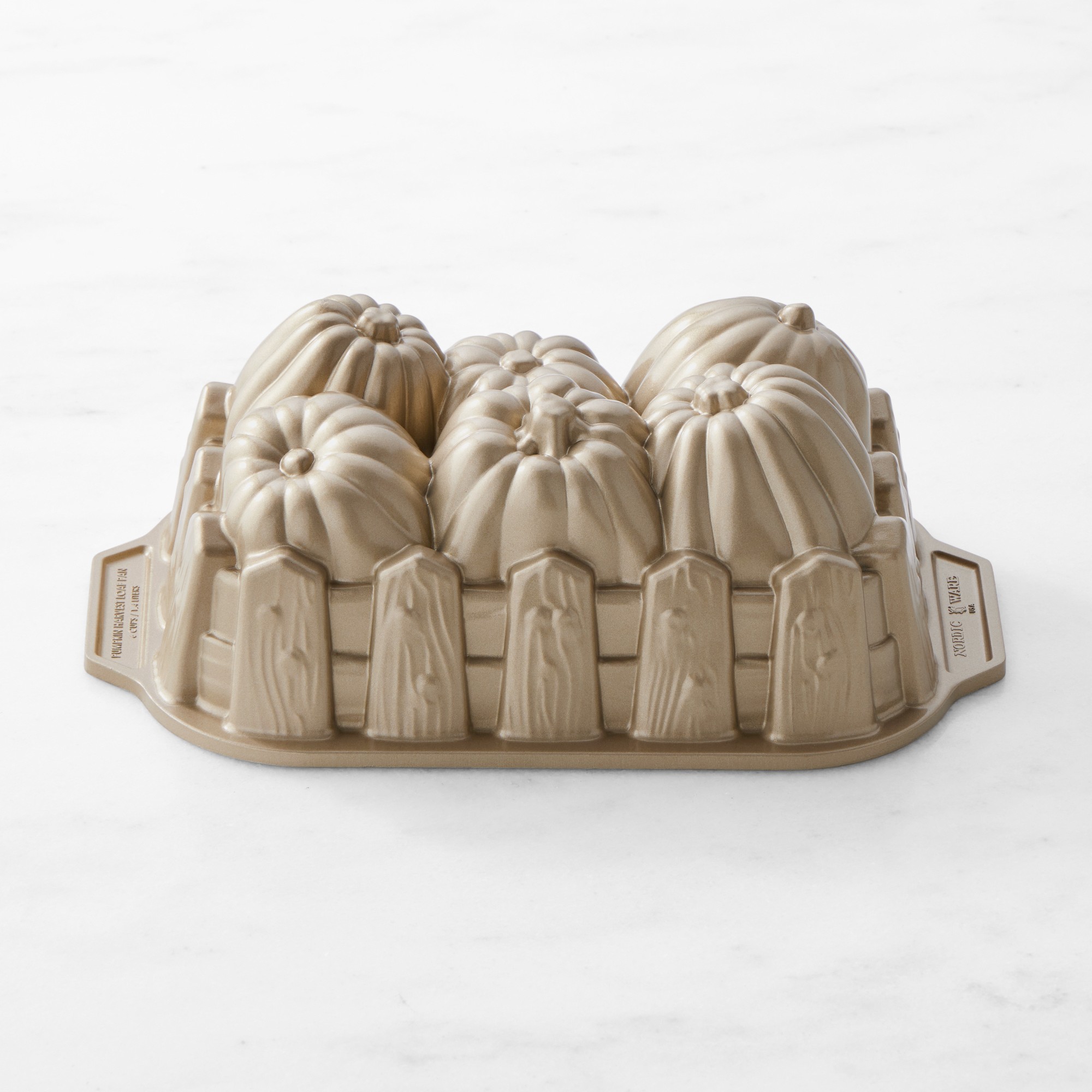 Nordic Ware Nonstick Cast Aluminum Pumpkin Harvest Loaf Pan