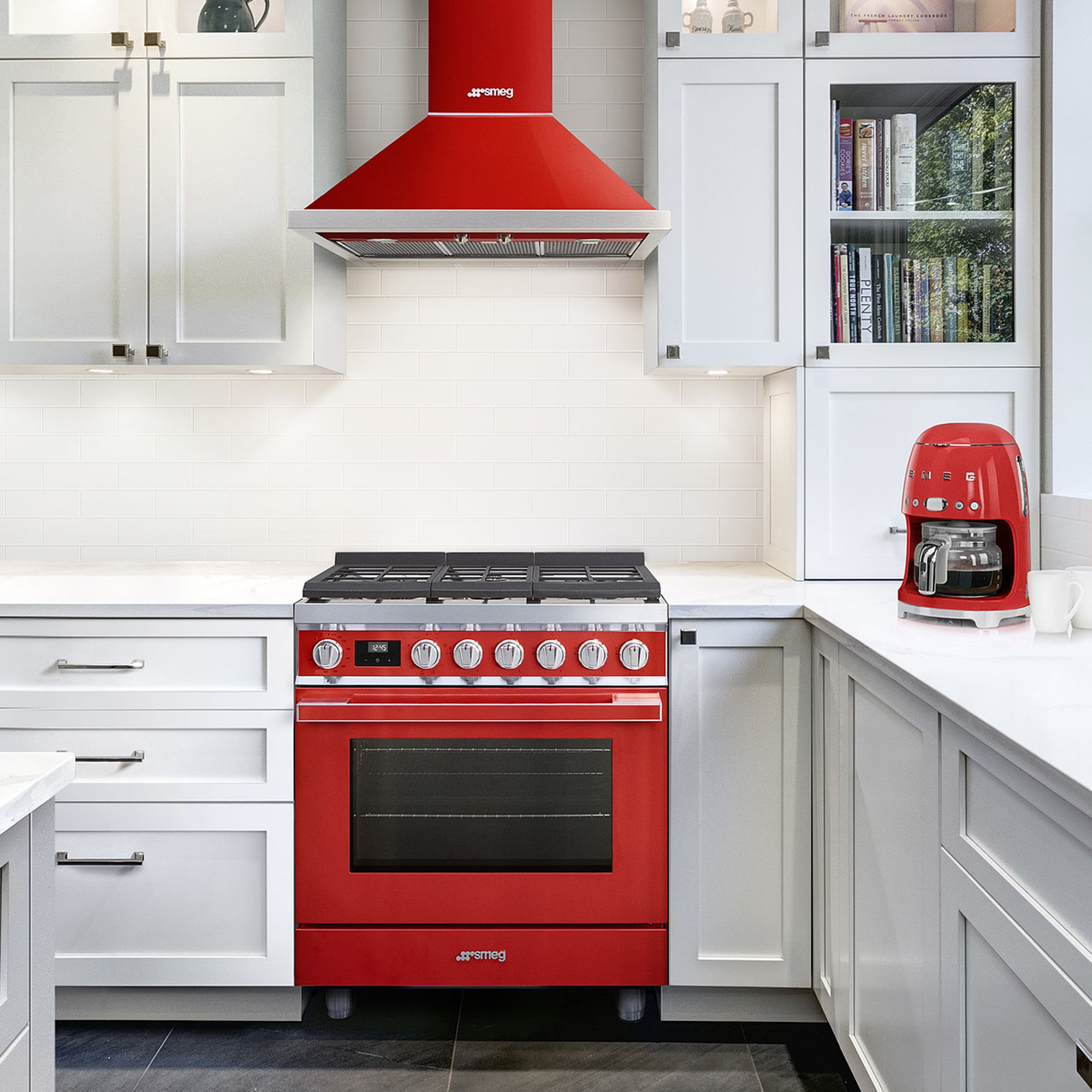 SMEG Portofino Wall Ventilation Hood, 30
