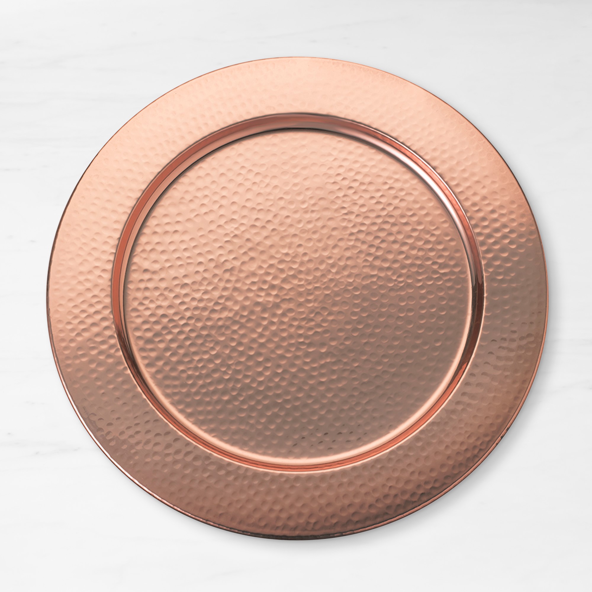 Hammered Copper Charger