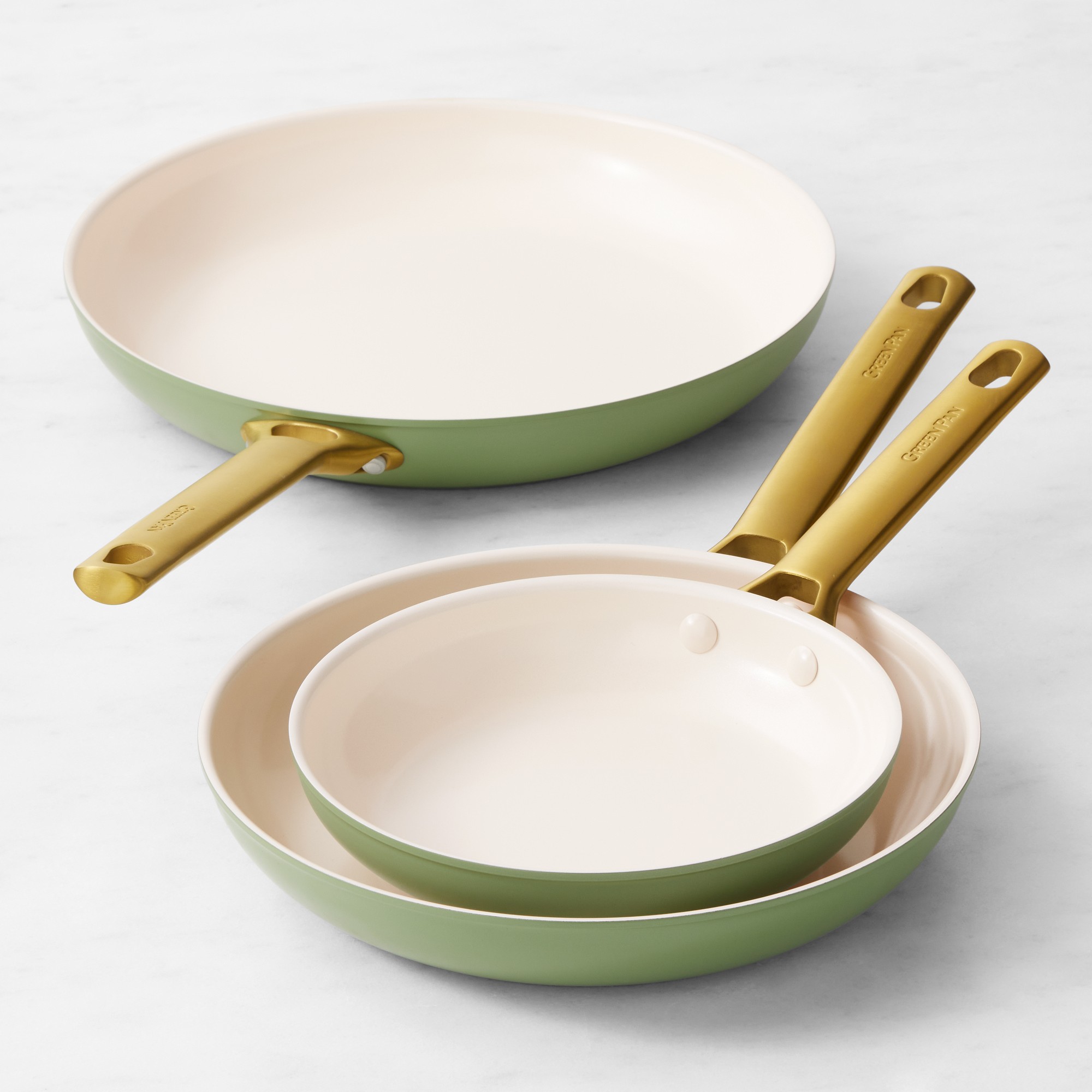 GreenPan™ Reserve Ceramic Nonstick Fry Pans, Set of 3