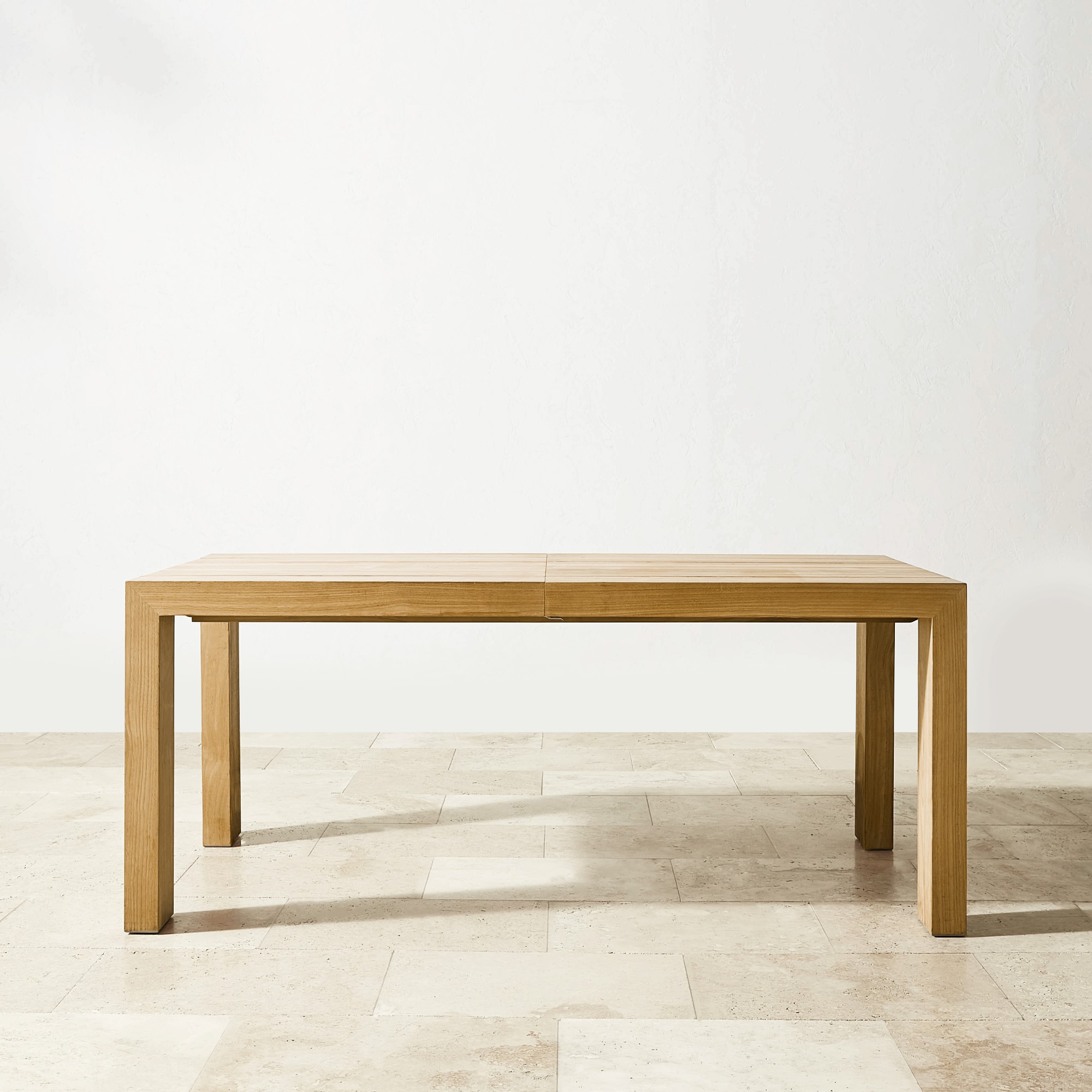 Larnaca Outdoor Teak Extendable Dining Table (72