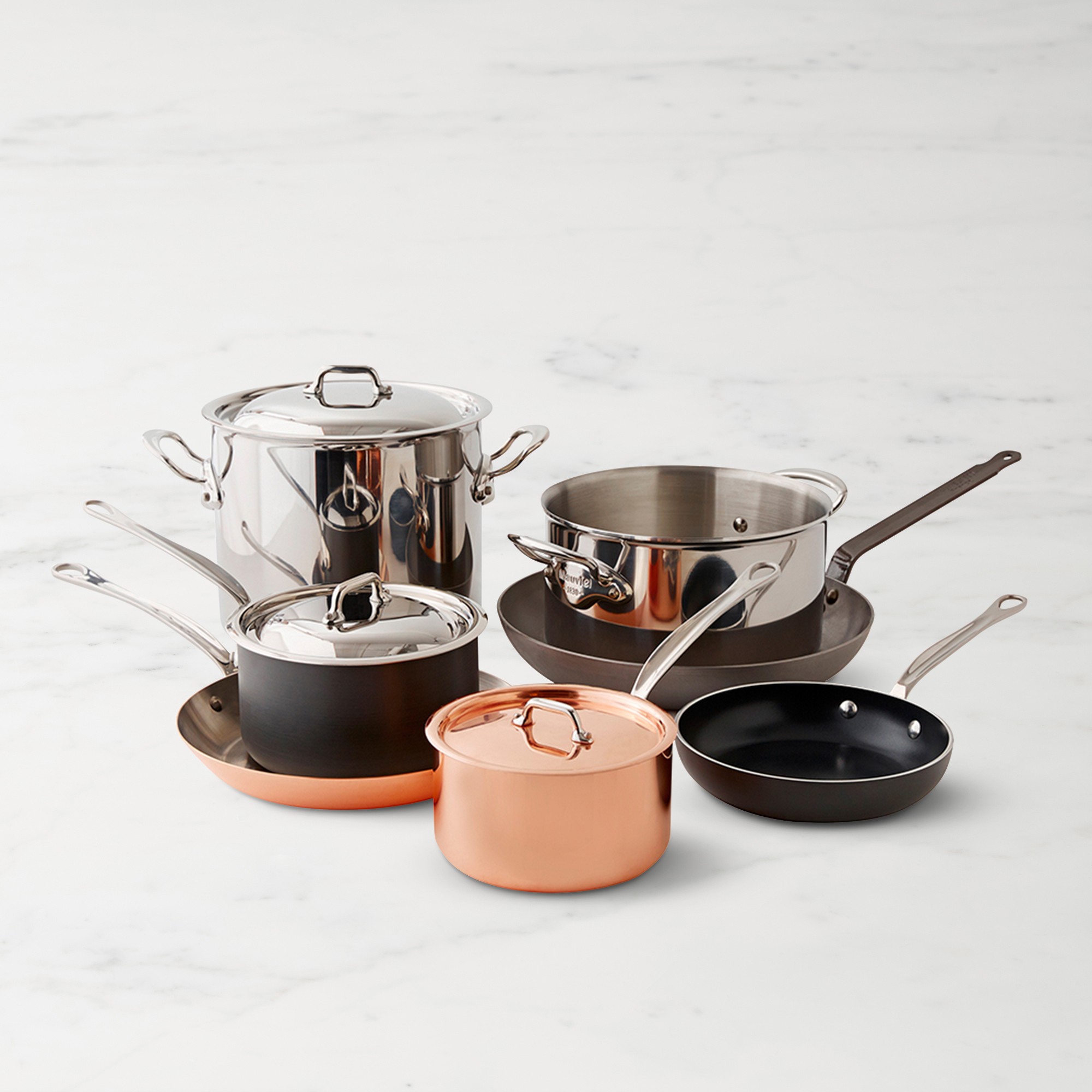 Mauviel Essentials 10-Piece Cookware Set