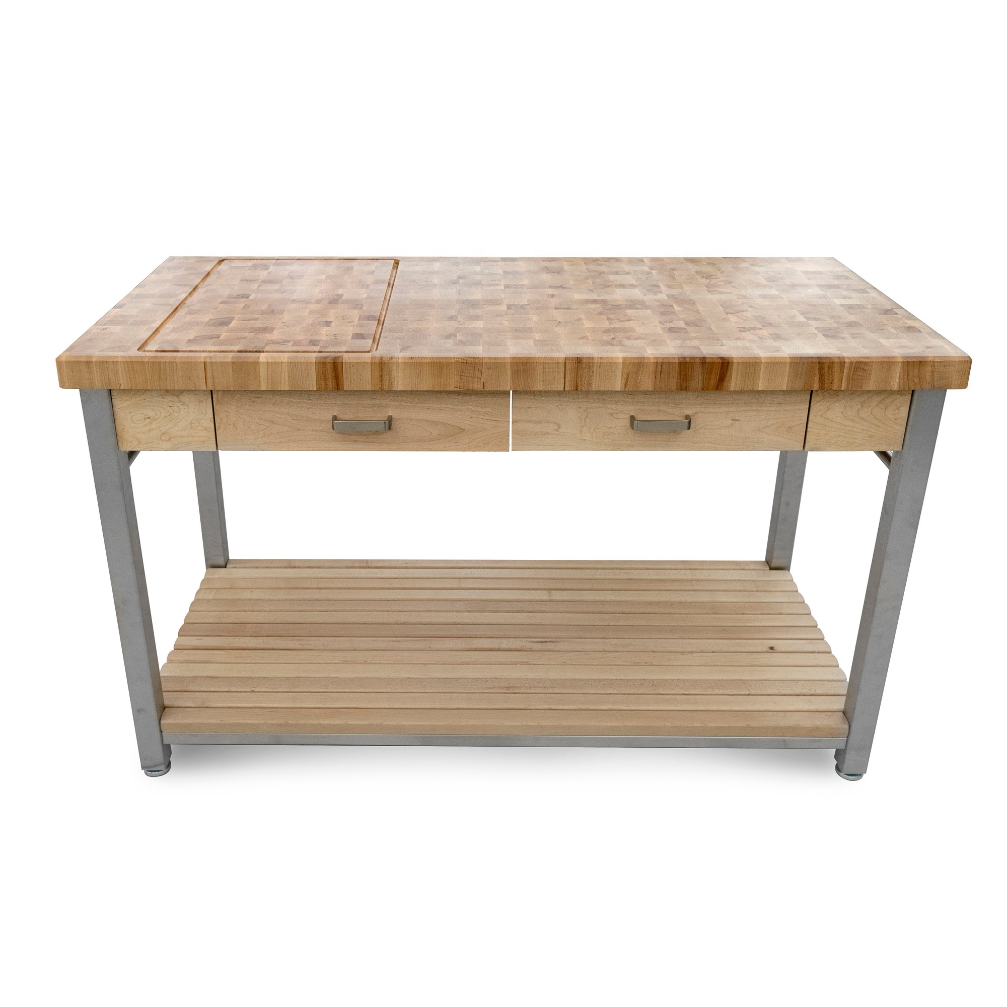 John Boos End-Grain Butcher Block Workbench (60