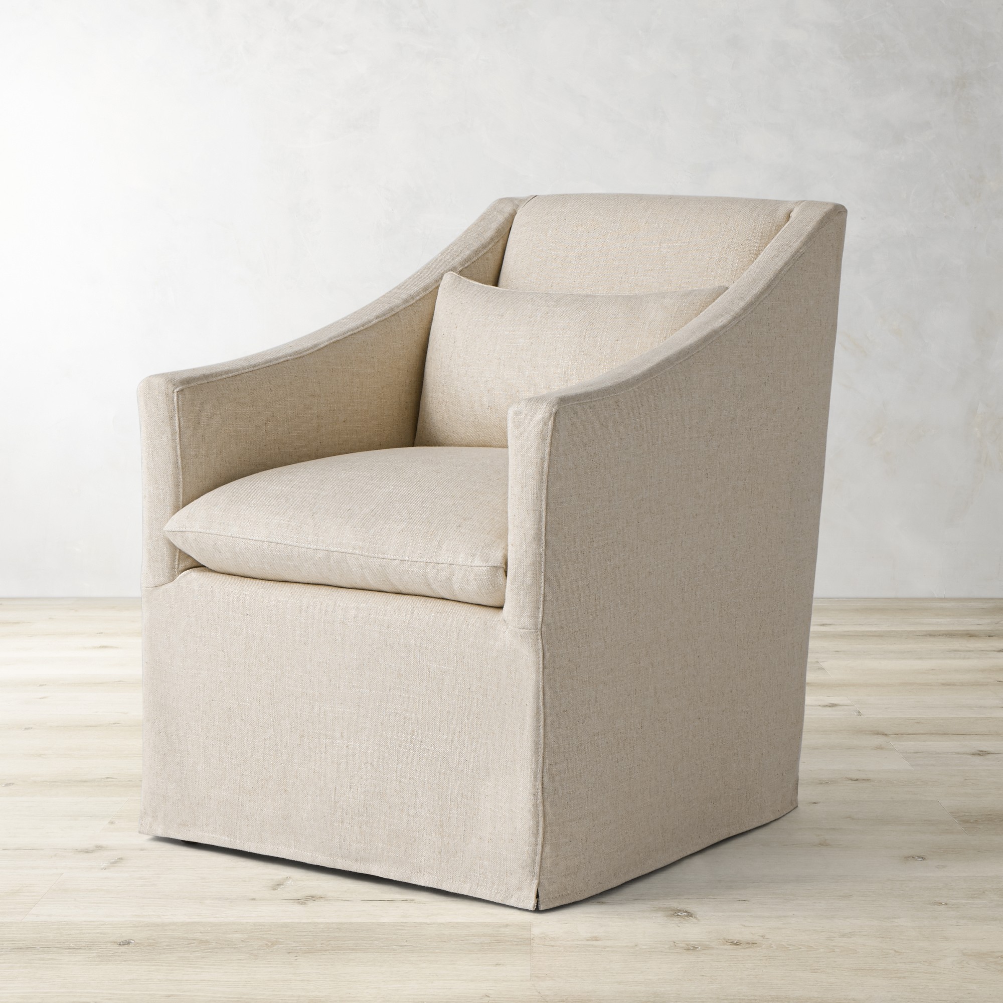 Prescott Slipcovered Dining Armchair