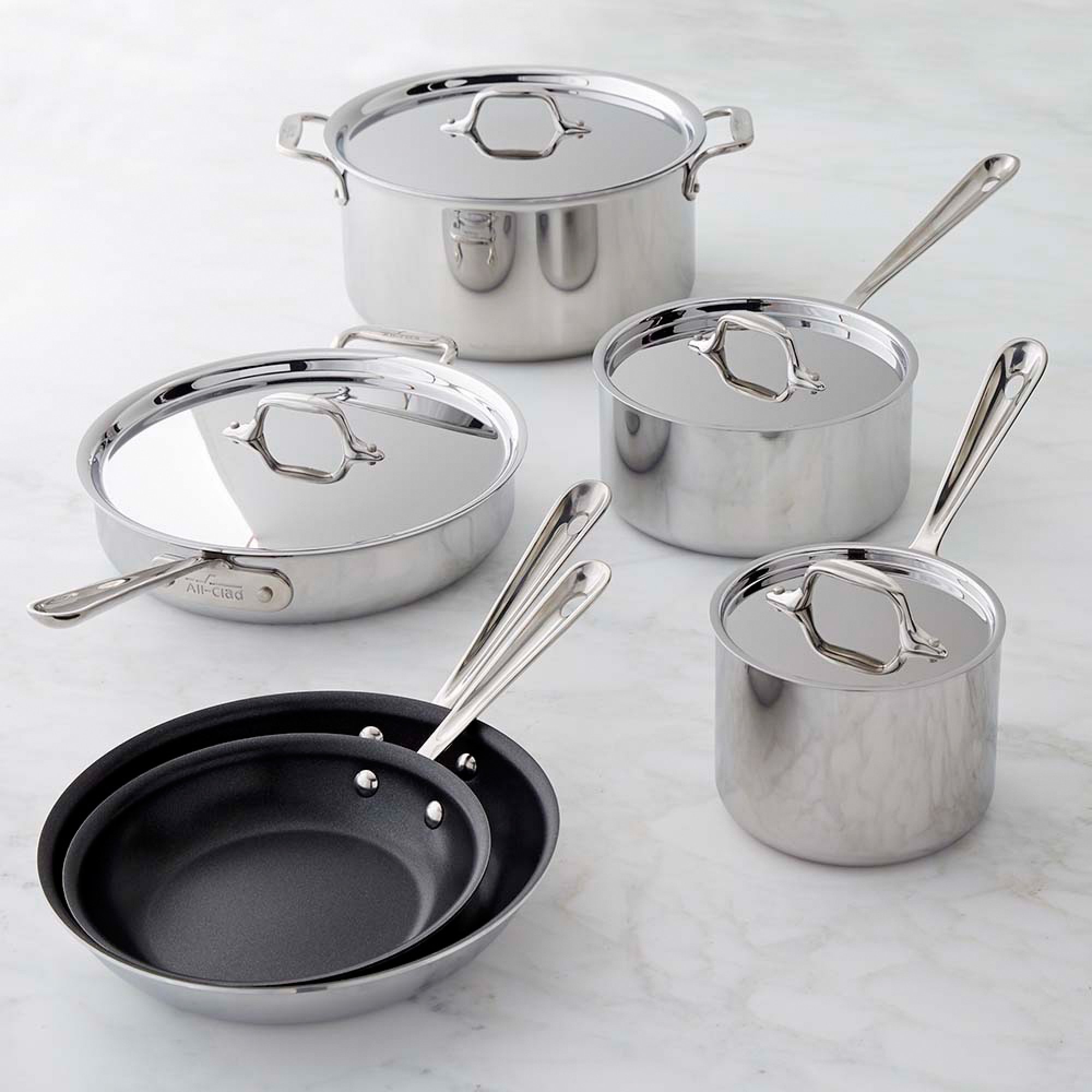 All-Clad D3® Tri-Ply Stainless-Steel Nonstick Fry Pan