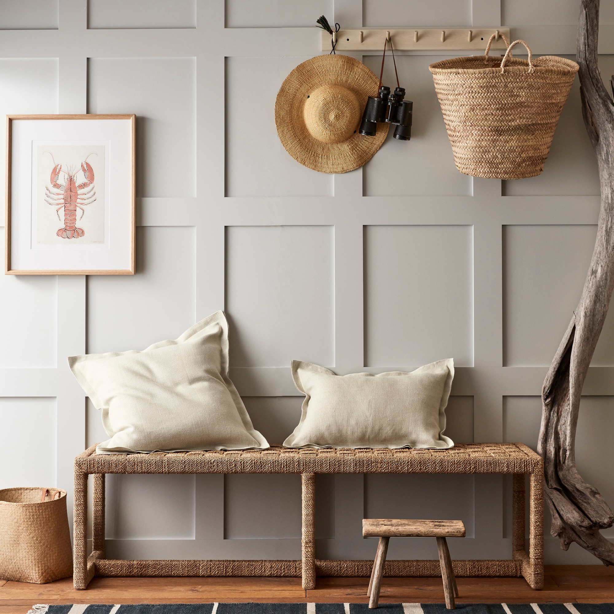 Vista Woven Backless Bench (60