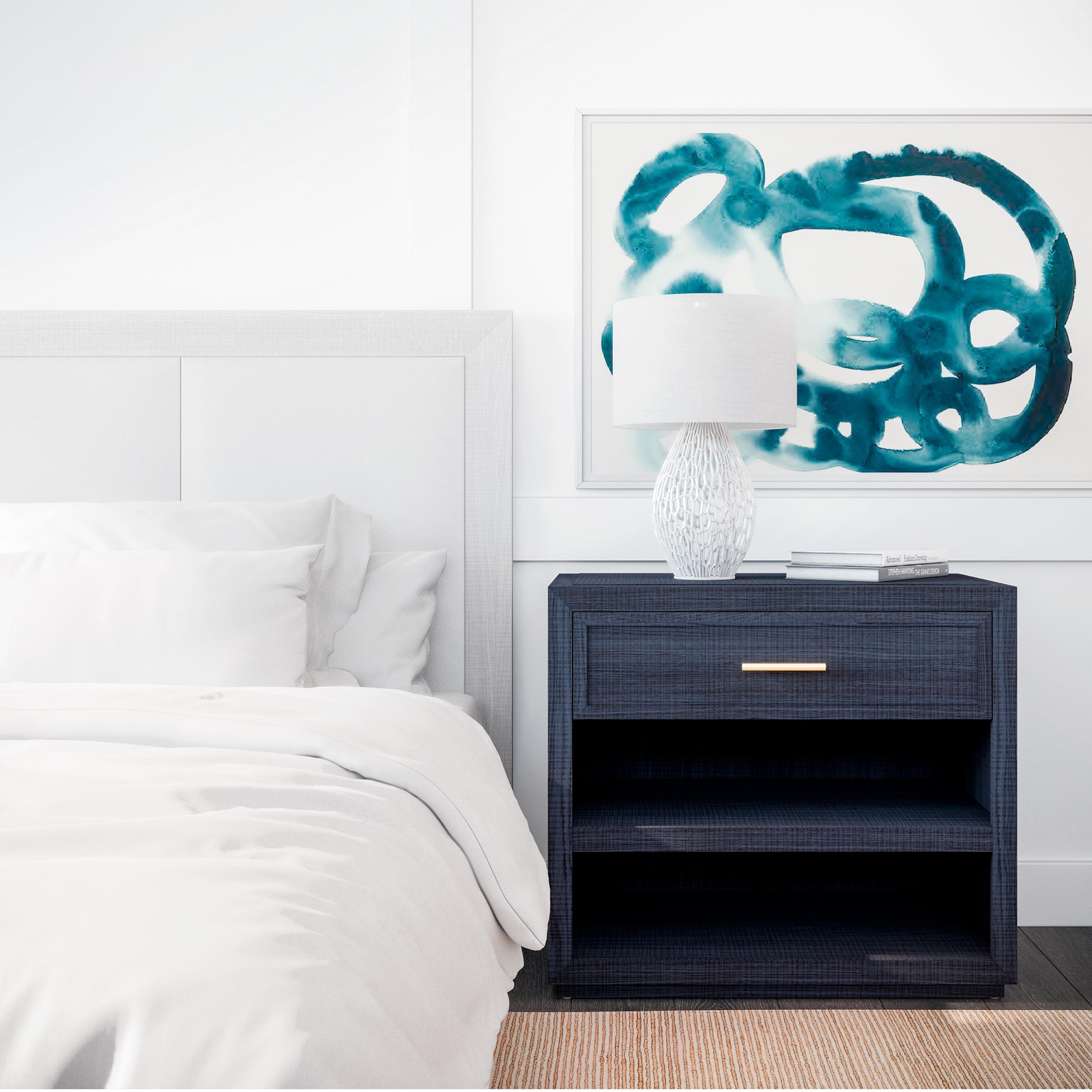 Majorca 1-Drawer Nightstand (34
