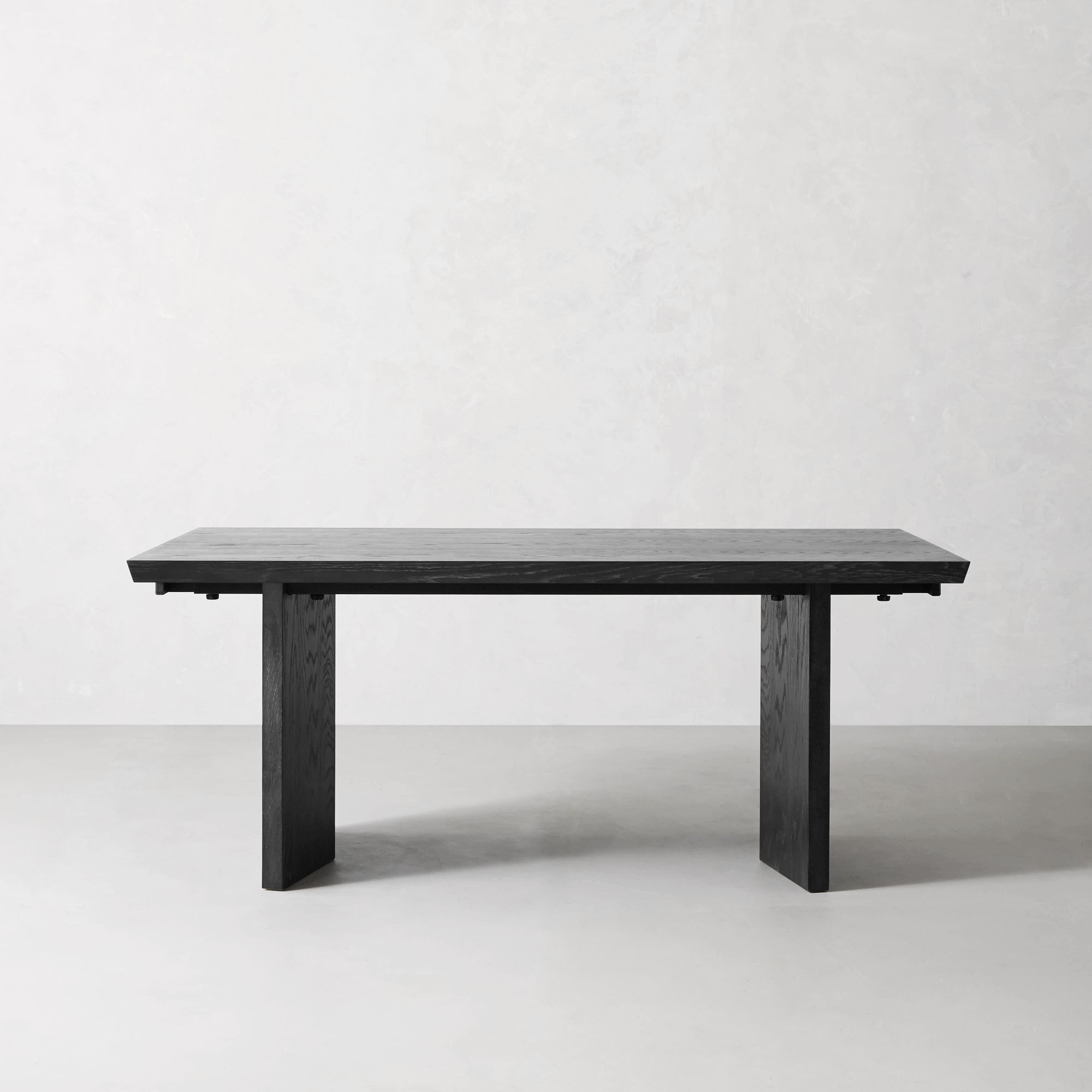 Knife Edge Extendable Rectangular Dining Table (72