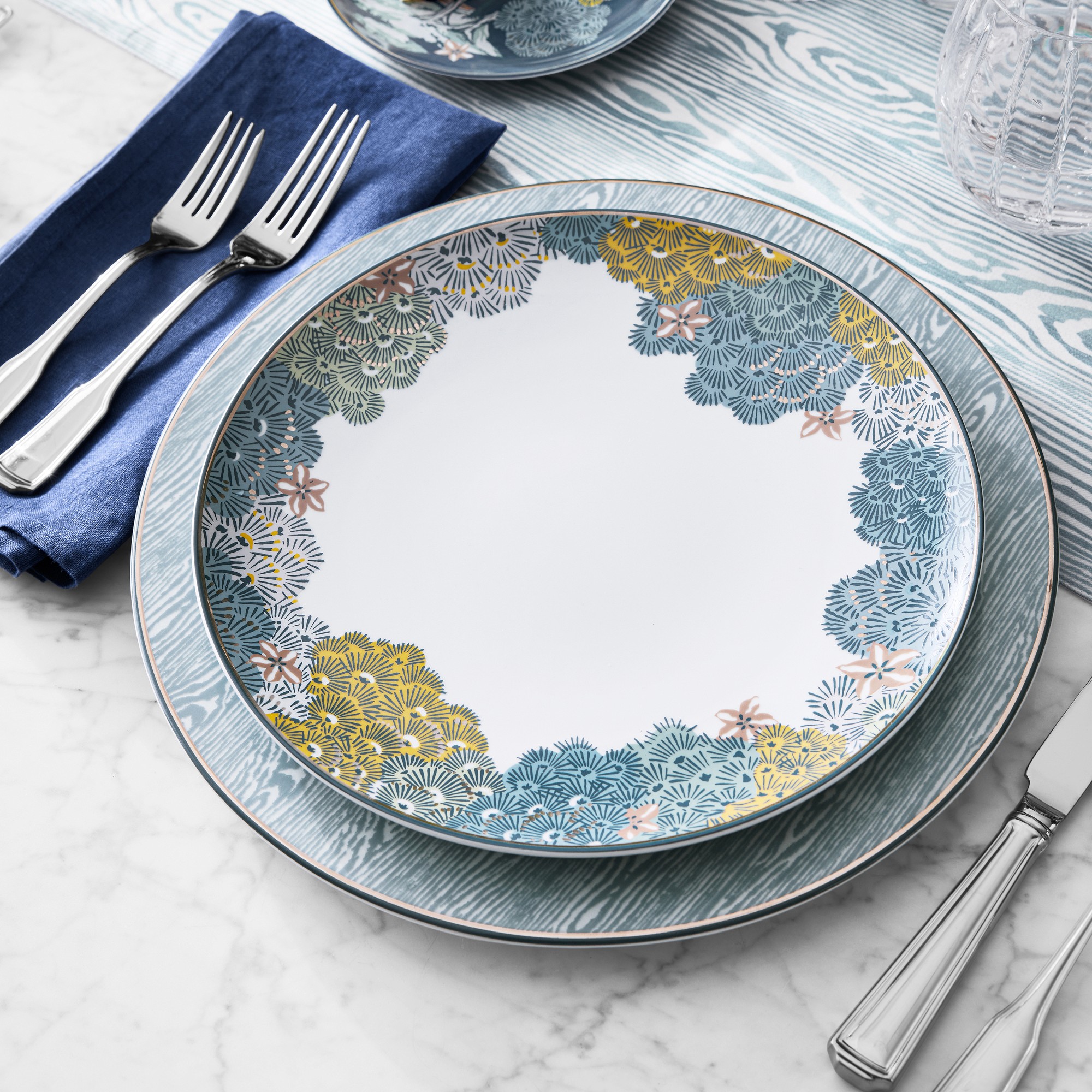 Scalamandré Sea of Trees Chargers