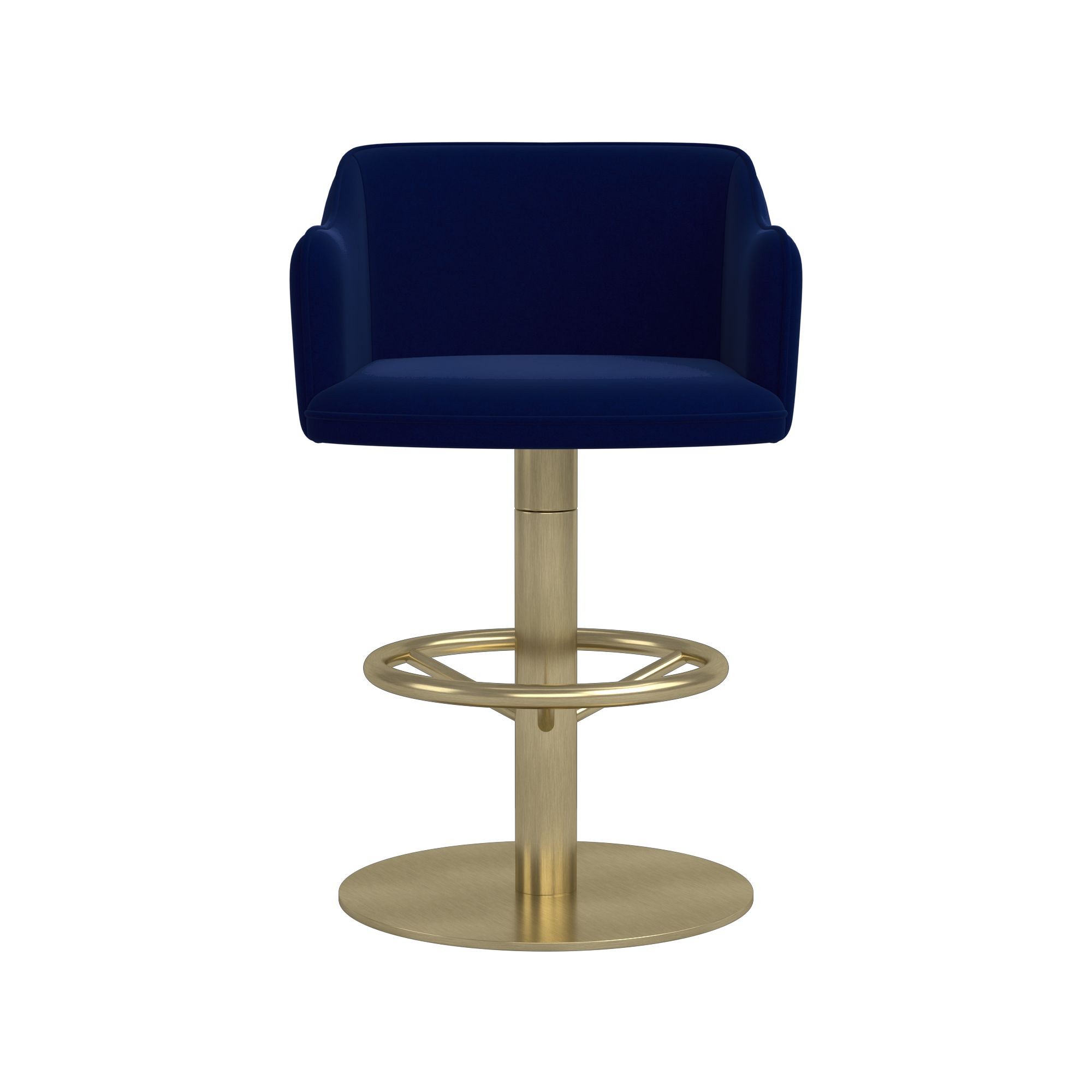 Harding Upholstered Pedestal Counter & Bar Stool