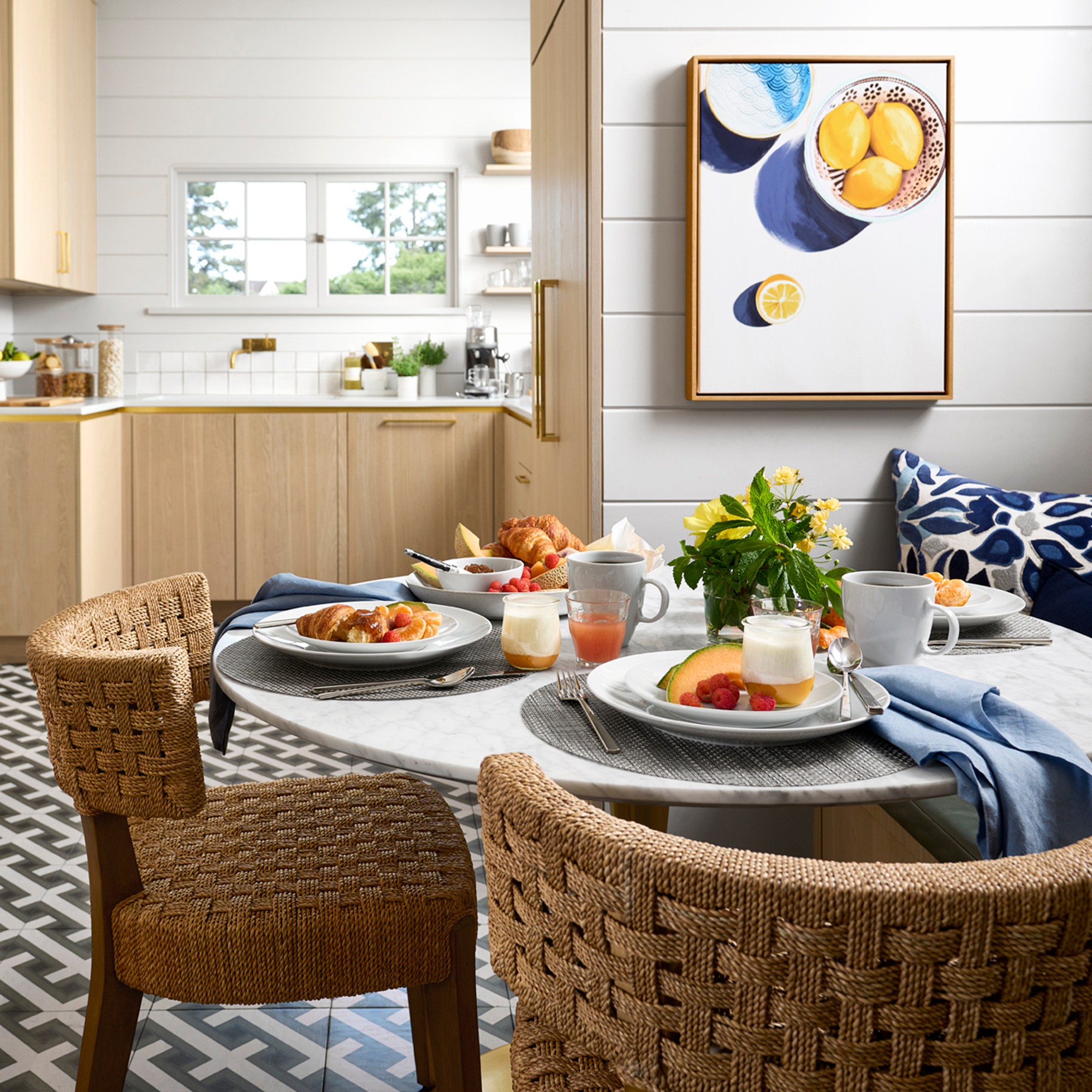 Flatlay Lemon Study Limited Edition Kitchen Art No.3 by Minted