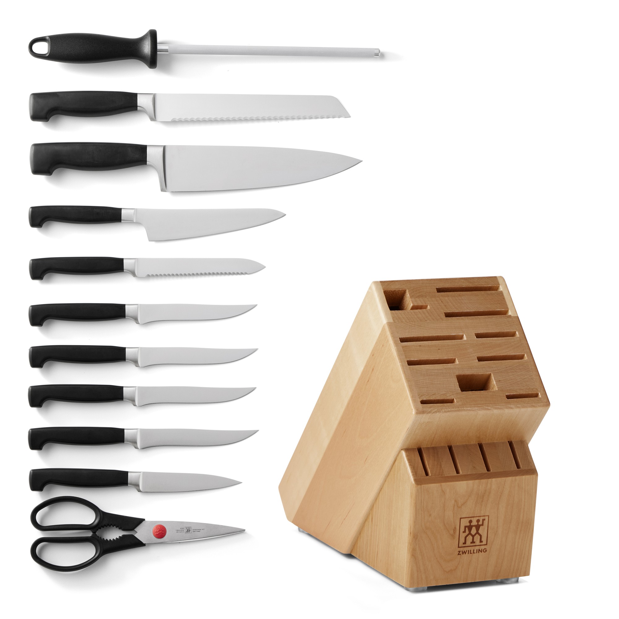 Zwilling Four Star Eco Knife Block, Set of 12