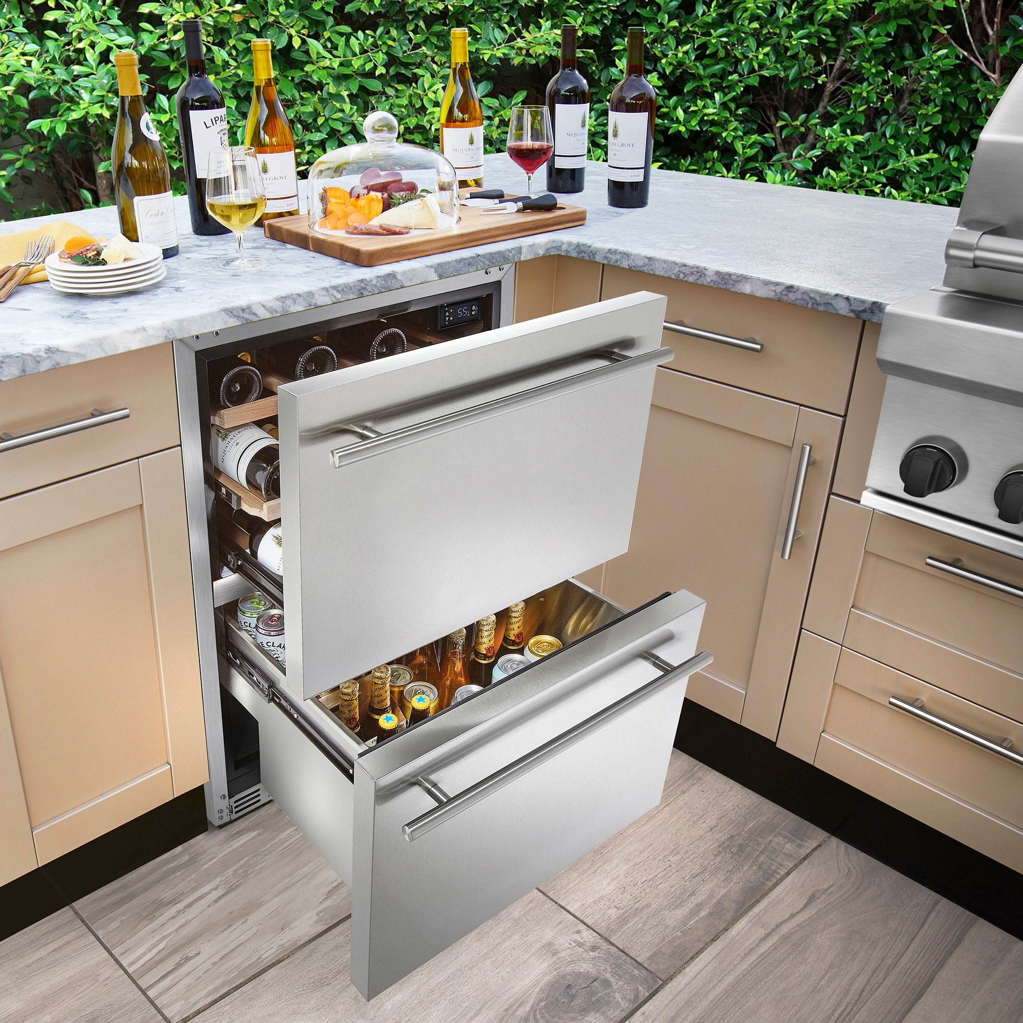 Wine Enthusiast Outdoor Wine & Beverage Center