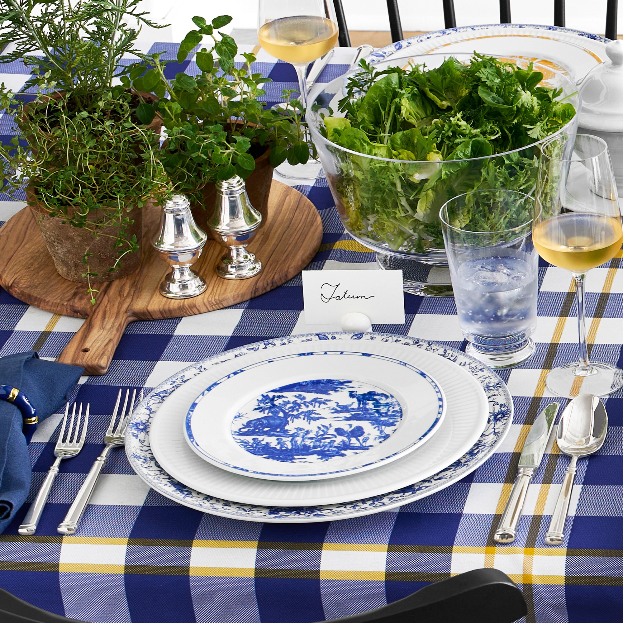 Pillivuyt French Toile Porcelain Dinnerware Collection