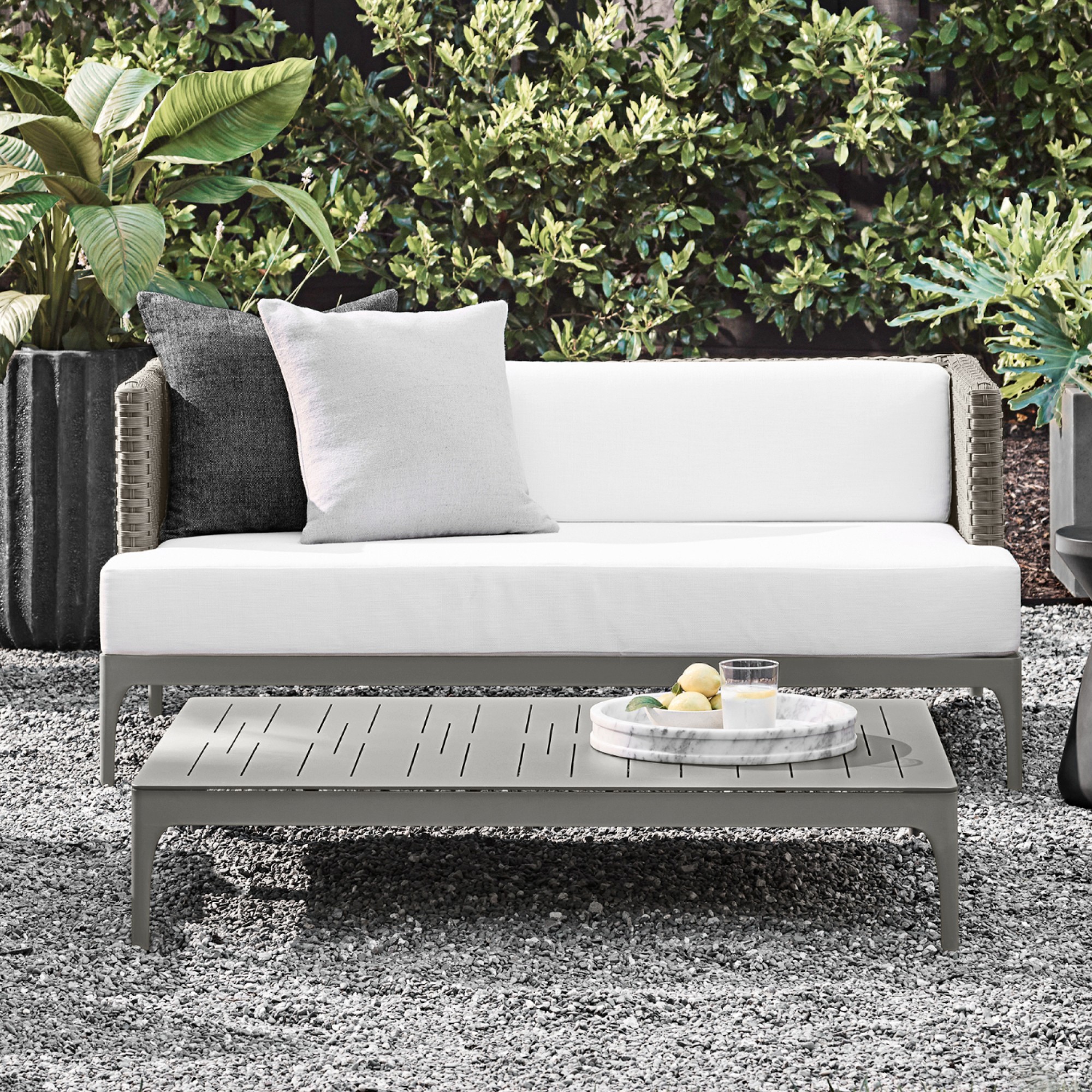 Palisades Outdoor Square Coffee Table (35.5