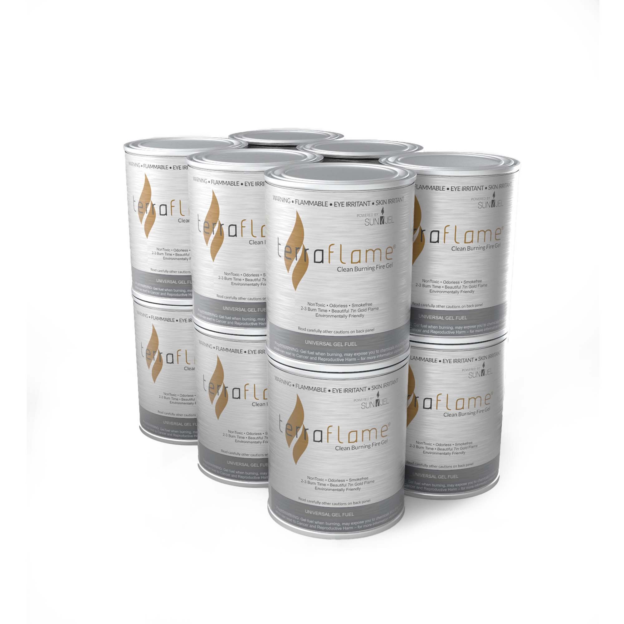 TerraFlame Gel Fuel, Set of 12 (3