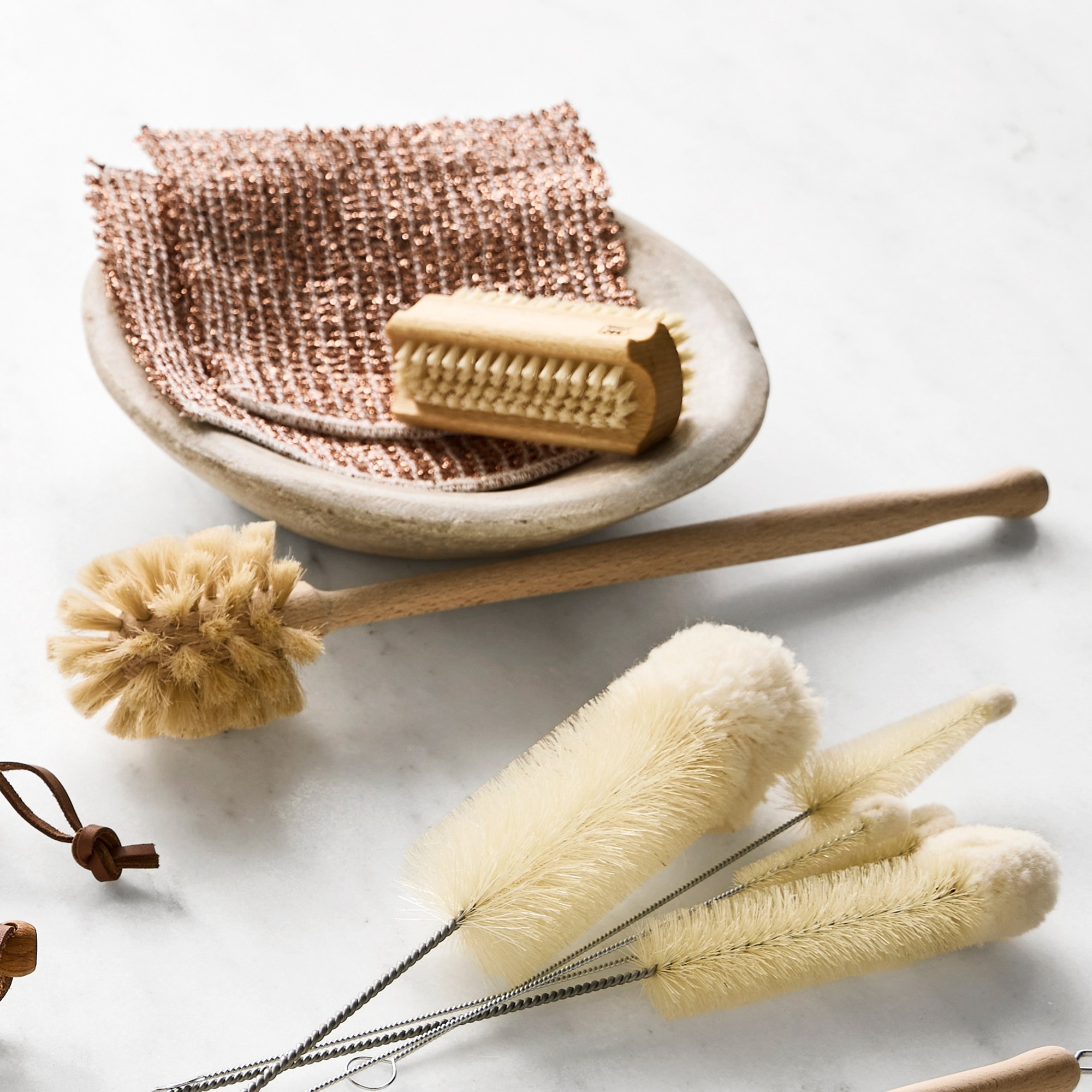 REDECKER Soft Tip Bristle Brush, Set of 5