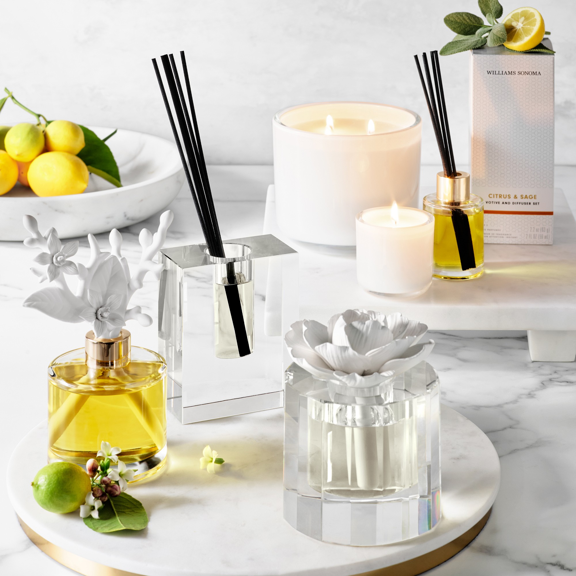 Williams Sonoma Crystal Block Diffuser