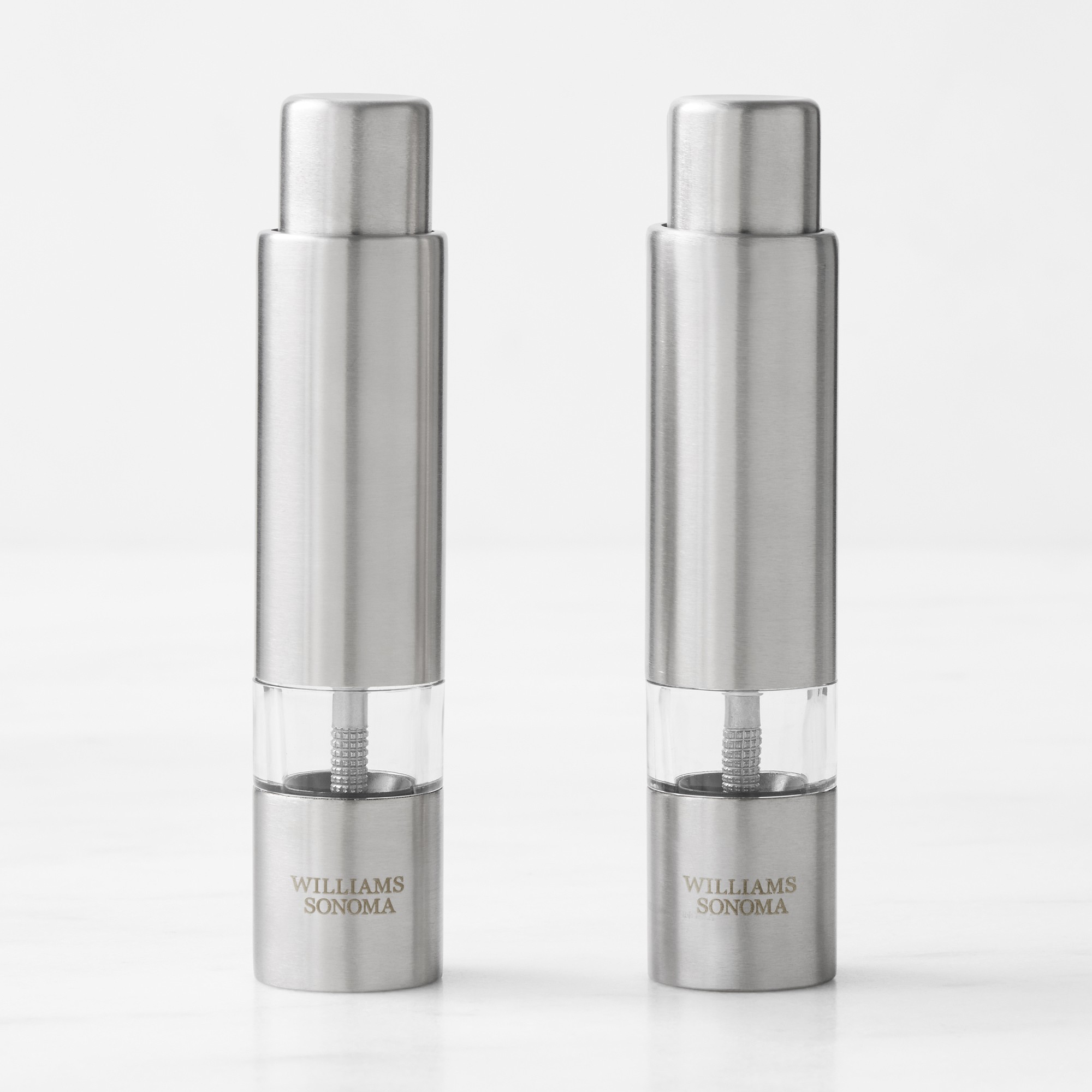 Williams Sonoma Thumb Salt & Pepper Mills